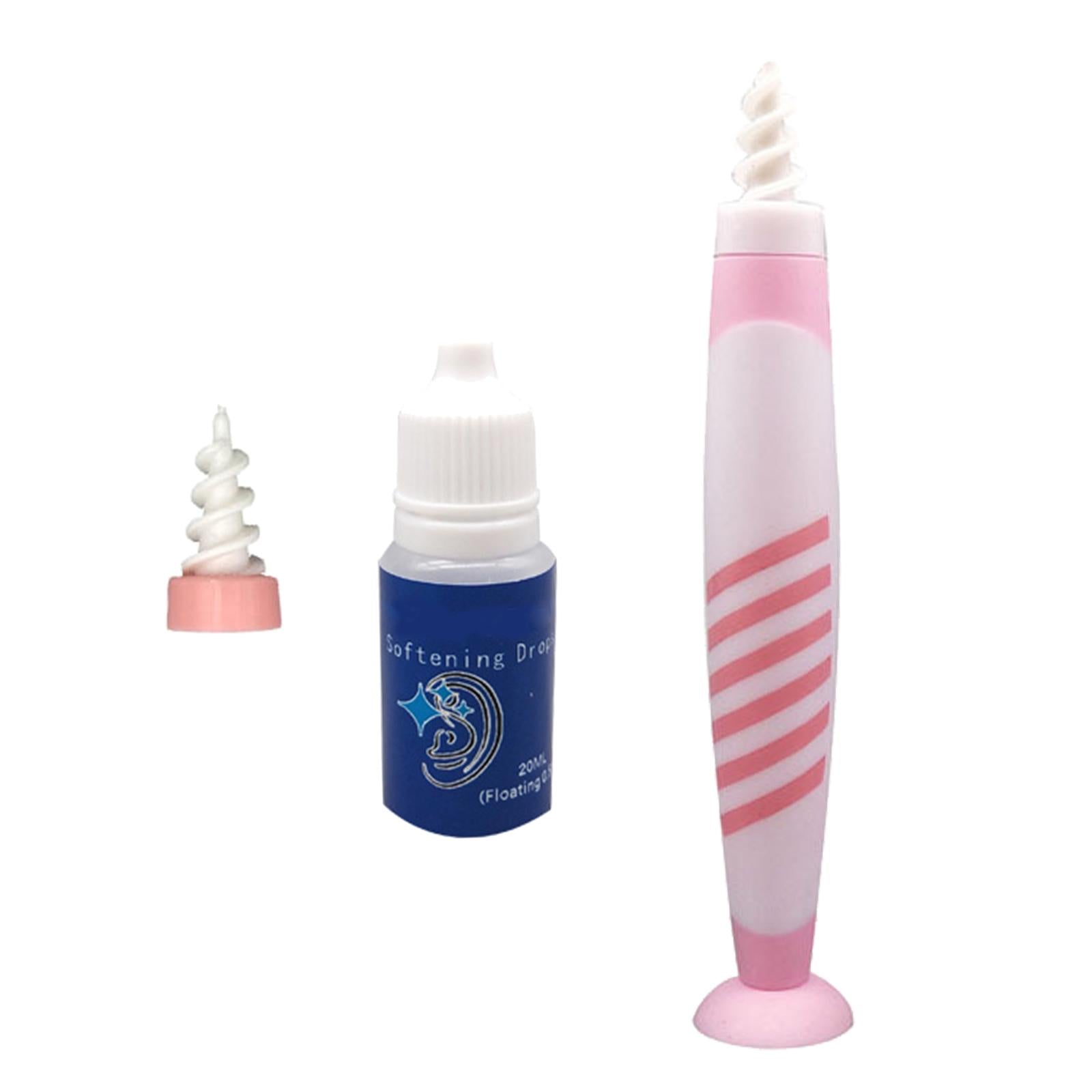 Safe Ear Wax Remover Ear Plugs Hearing Aid Health Soft Reusable for Kids Pink Stripe