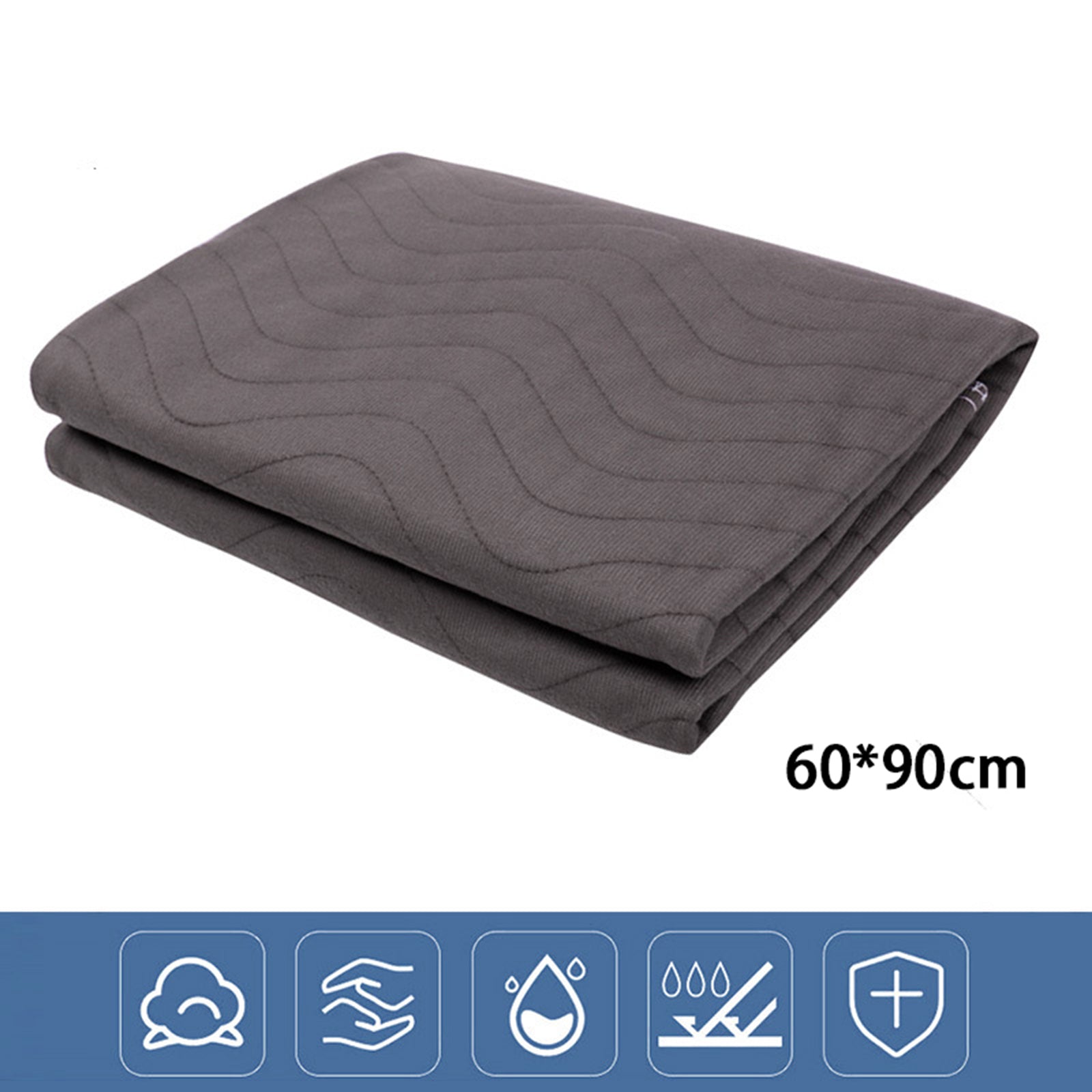 Chair Incontinence Pad Non Slip Underpad Sheet for Seniors Adult Children 60x90cm