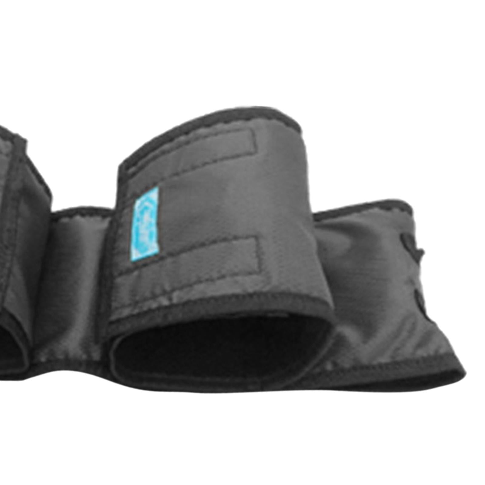 Wheelchair Footrest Leg Support Straps Adjustable for Elderly Adult Gray