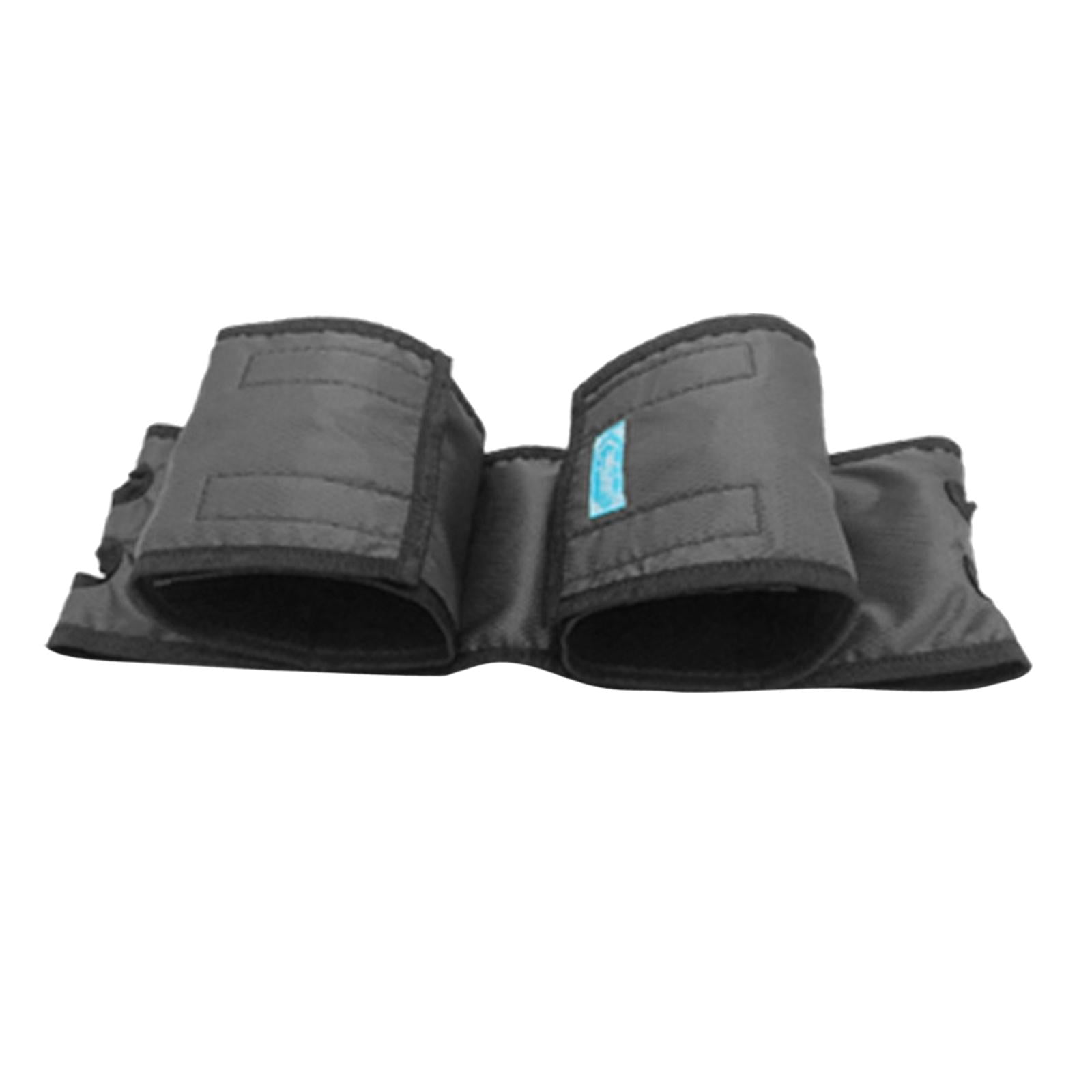 Wheelchair Footrest Leg Support Straps Adjustable for Elderly Adult Gray