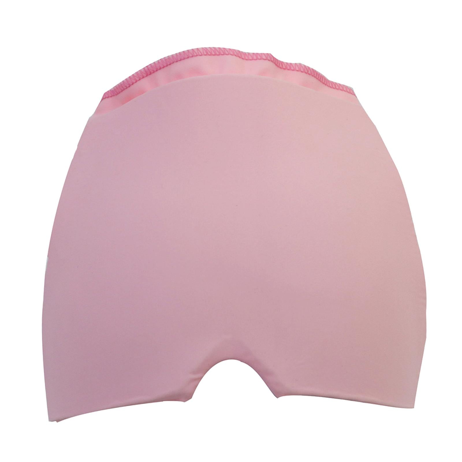 Ice Pack Head Wrap Adjustable Top and Side for Migraine Pain Relieving Pink