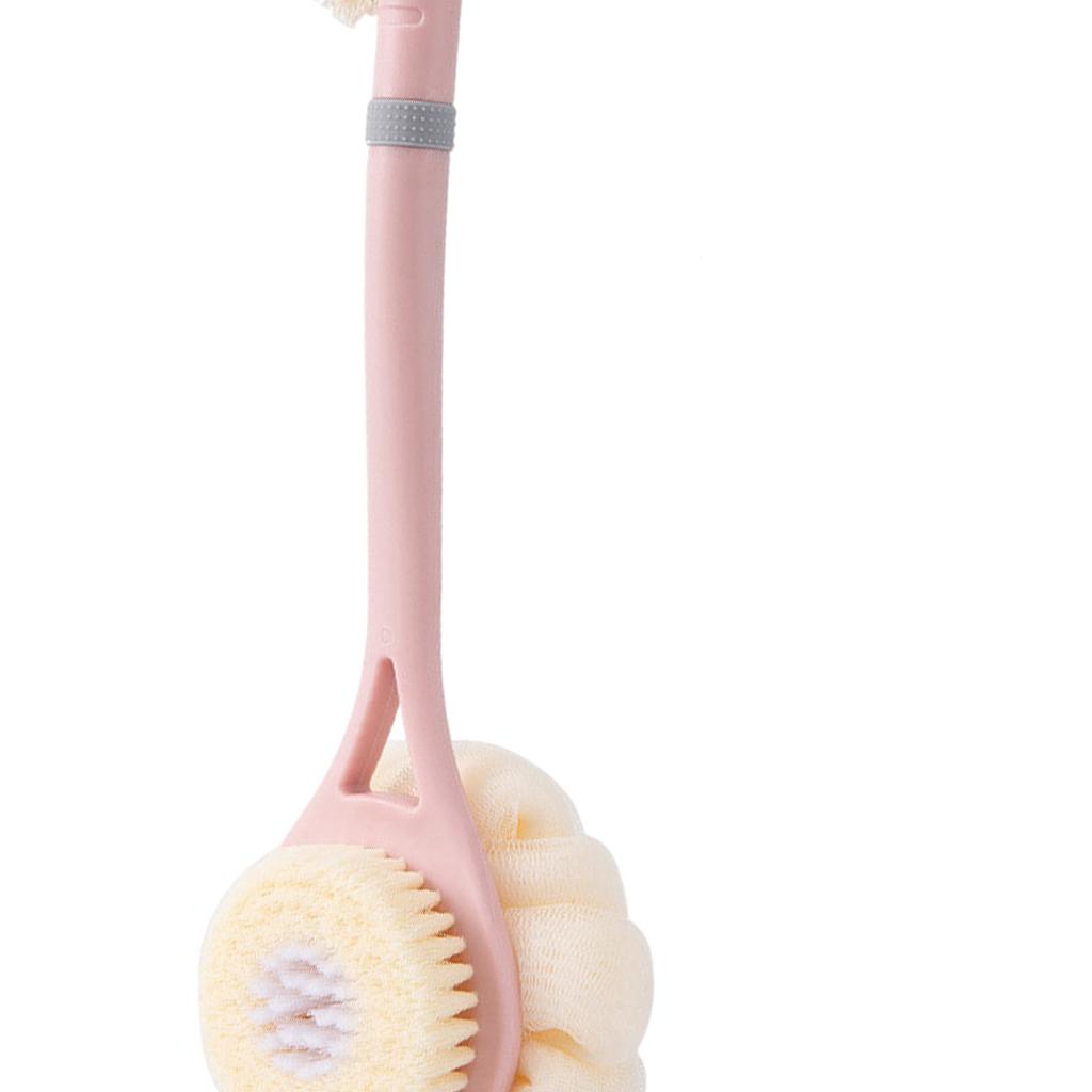 Bath Brush Exfoliating Body Clean Gentle Massage for Shower Adult Men pink