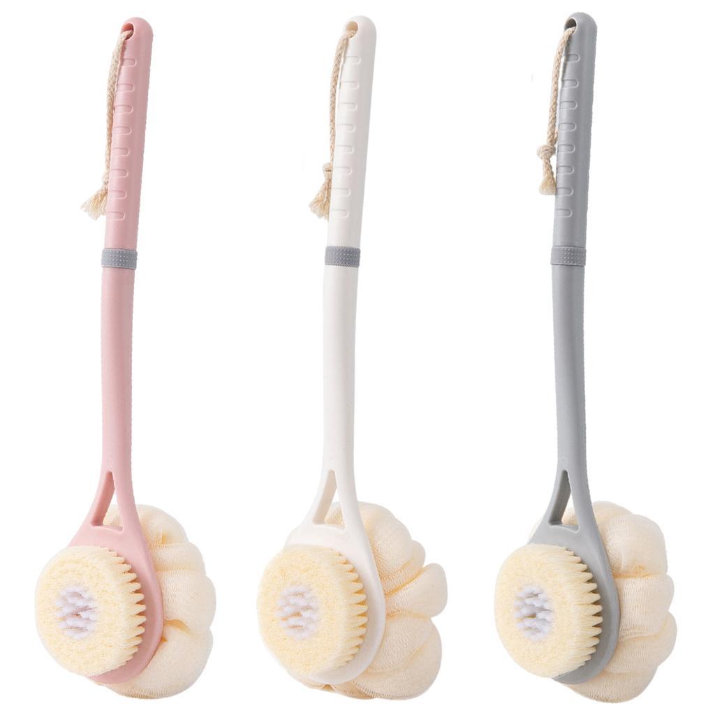 Bath Brush Exfoliating Body Clean Gentle Massage for Shower Adult Men pink