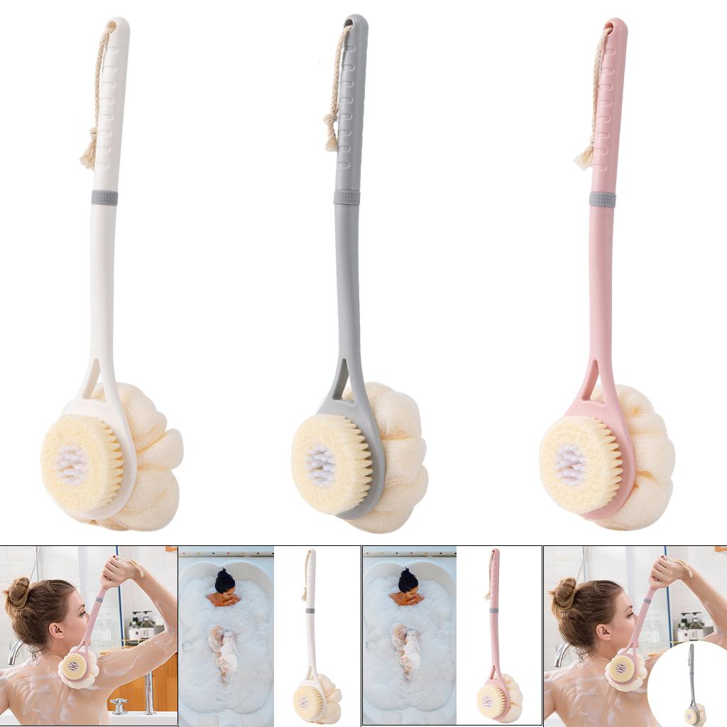 Bath Brush Exfoliating Body Clean Gentle Massage for Shower Adult Men pink