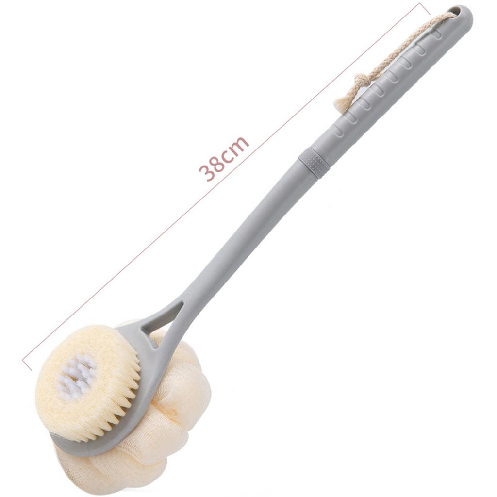 Bath Brush Exfoliating Body Clean Gentle Massage for Shower Adult Men gray