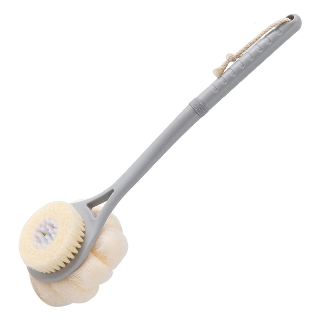 Bath Brush Exfoliating Body Clean Gentle Massage for Shower Adult Men gray