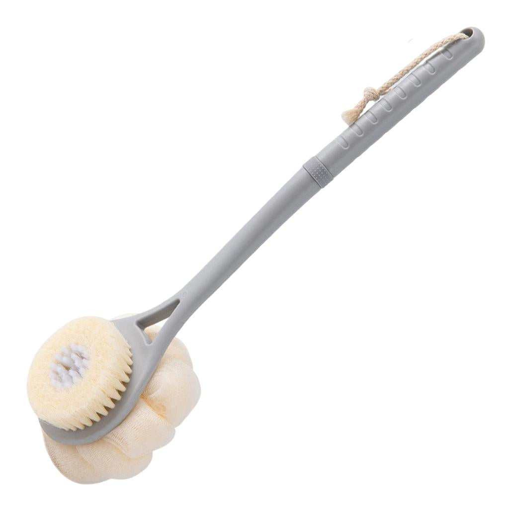Bath Brush Exfoliating Body Clean Gentle Massage for Shower Adult Men gray