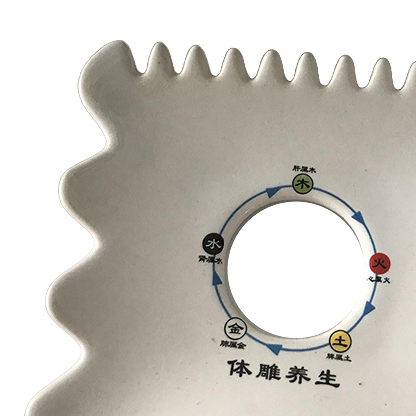 Scraping Board Skincare Sets for Shoulders Feet Relieve Muscle Tensions White