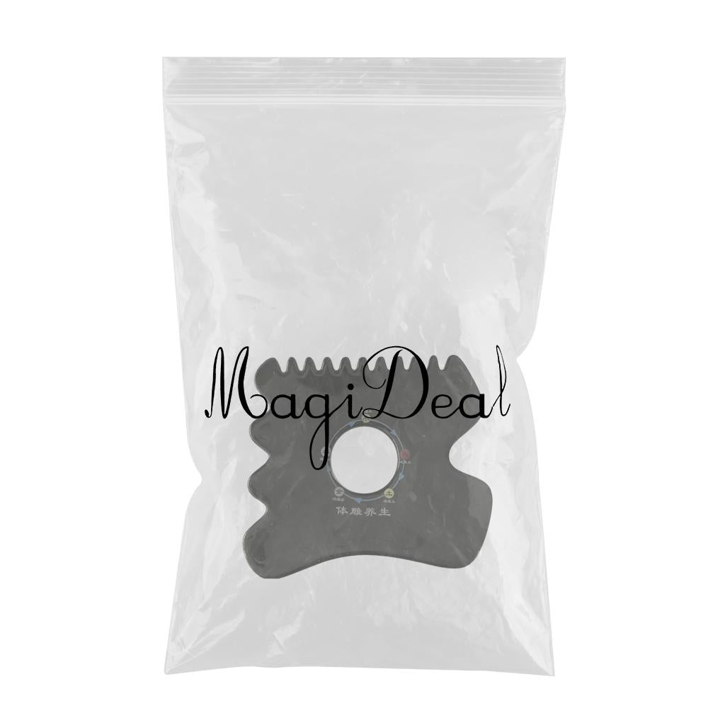 Scraping Board Skincare Sets for Shoulders Feet Relieve Muscle Tensions Black