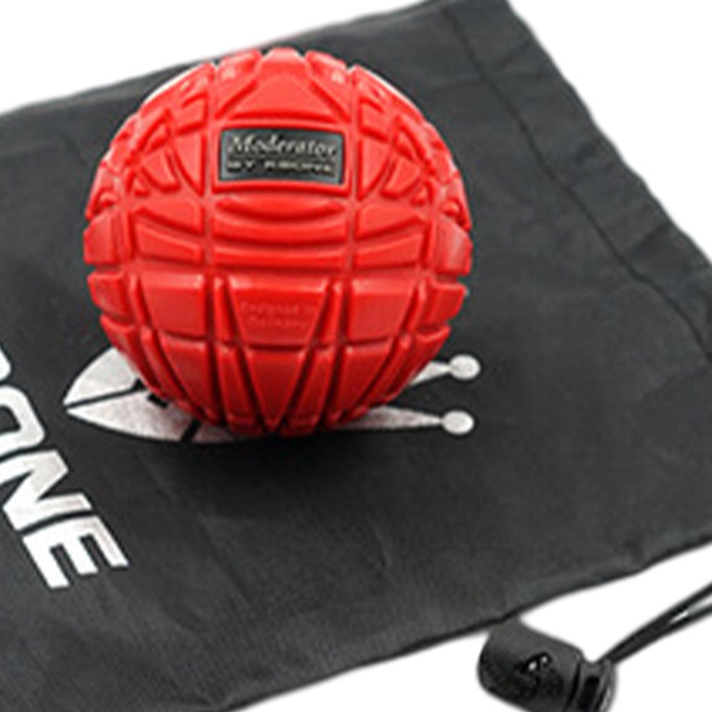 Muscle Max Massage Ball for Fascial Relaxation Relax Tight Muscle 8cm red