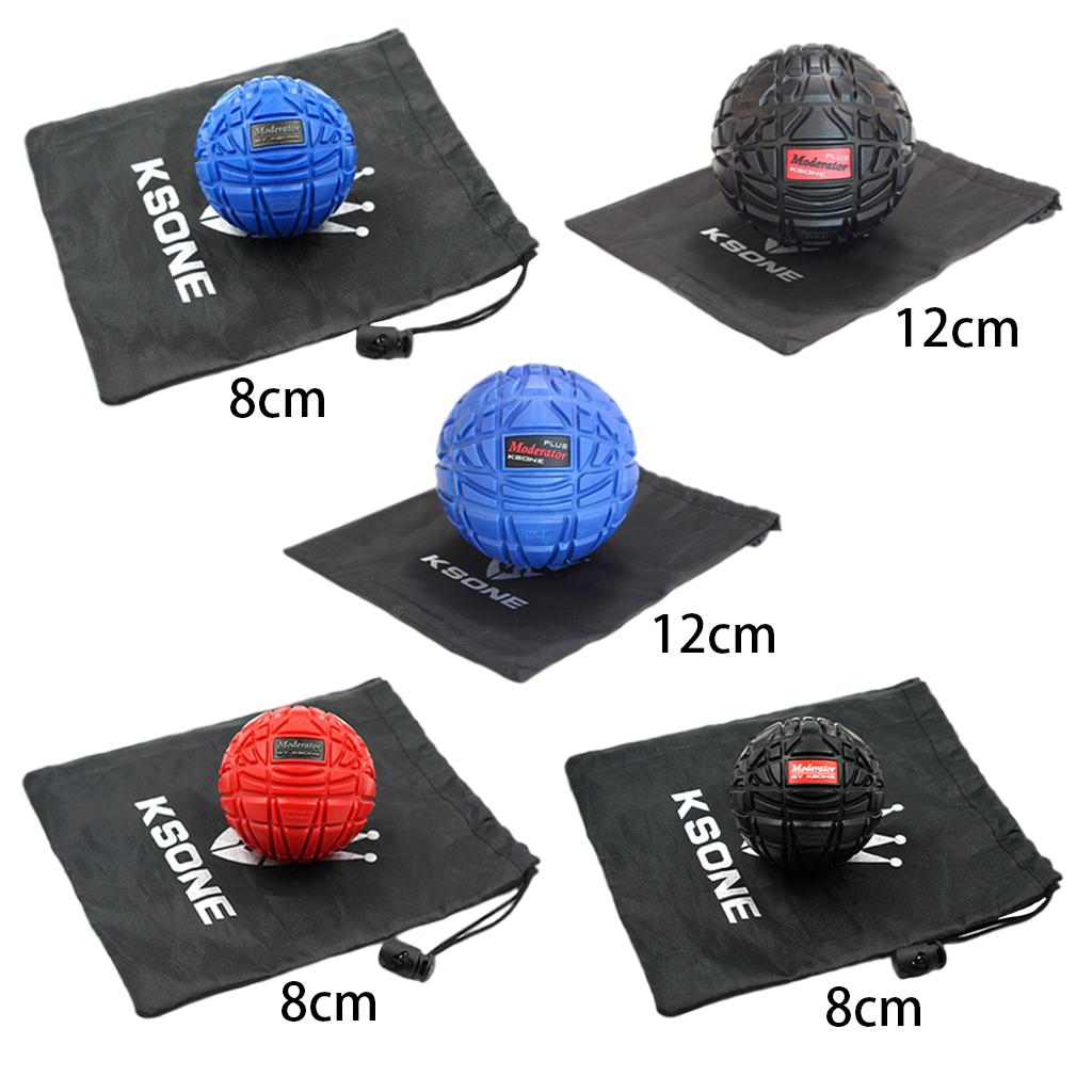 Muscle Max Massage Ball for Fascial Relaxation Relax Tight Muscle 8cm red