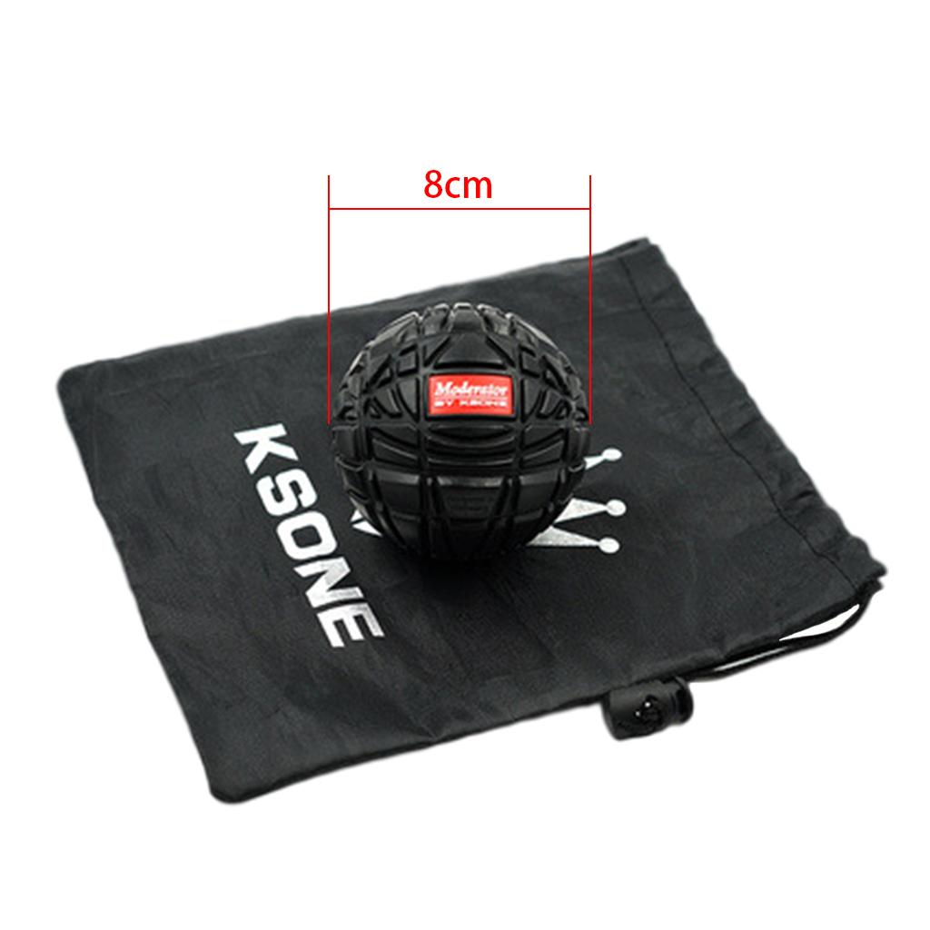 Muscle Max Massage Ball for Fascial Relaxation Relax Tight Muscle 8cm black