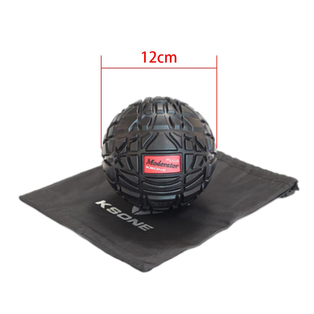 Muscle Max Massage Ball for Fascial Relaxation Relax Tight Muscle 12cm black