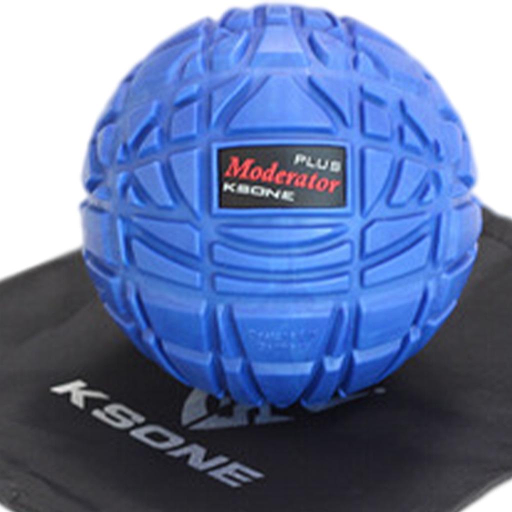 Muscle Max Massage Ball for Fascial Relaxation Relax Tight Muscle 12cm blue