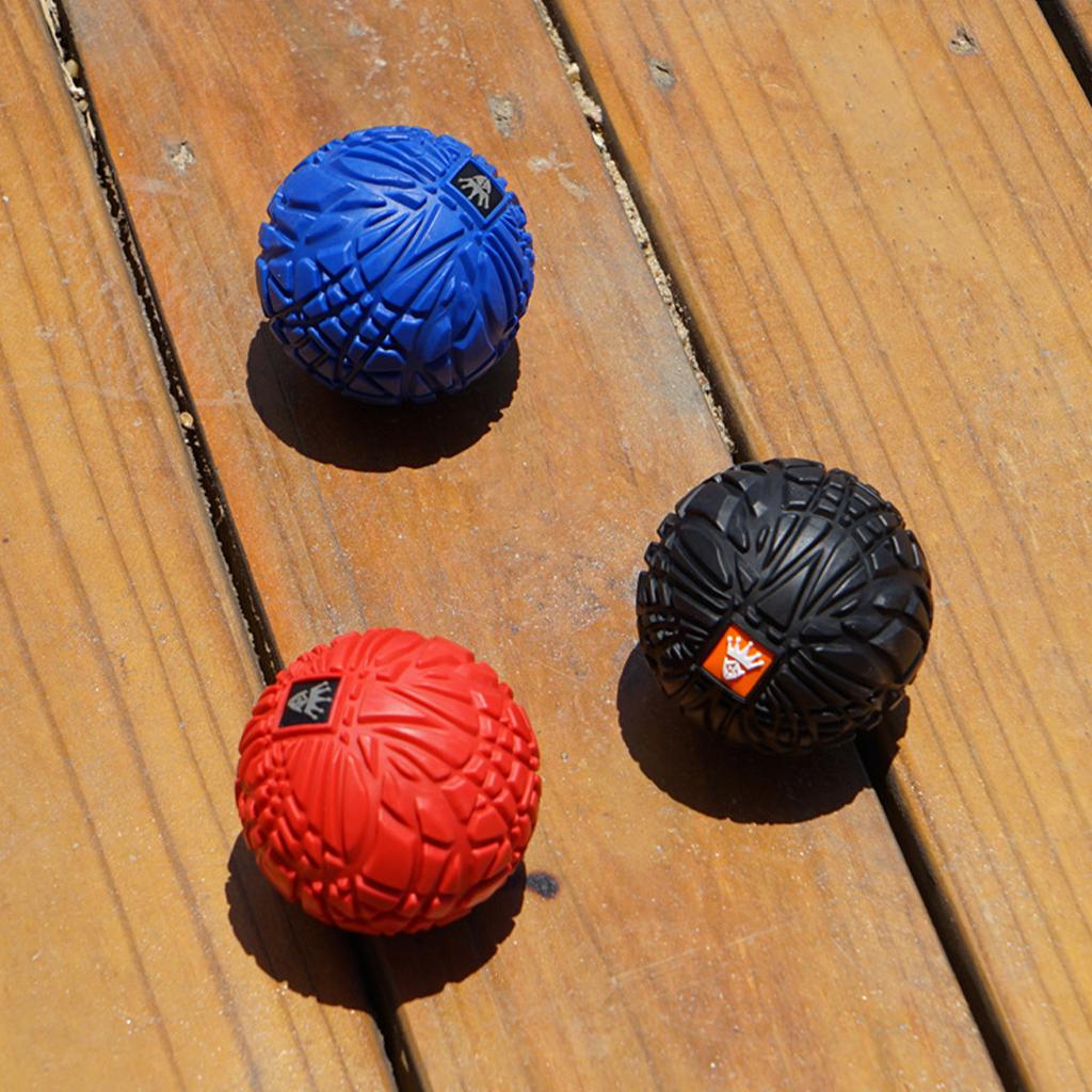 Muscle Max Massage Ball for Fascial Relaxation Relax Tight Muscle 12cm blue