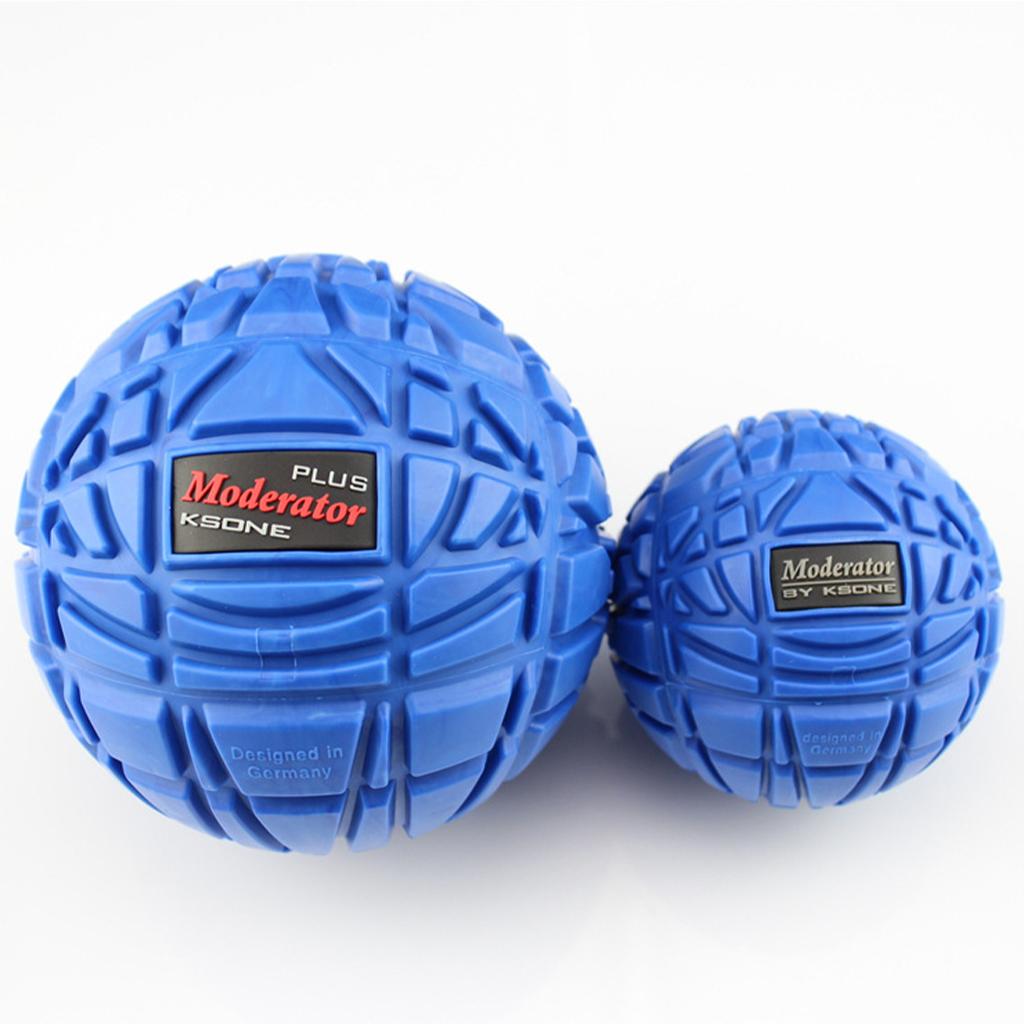 Muscle Max Massage Ball for Fascial Relaxation Relax Tight Muscle 12cm blue