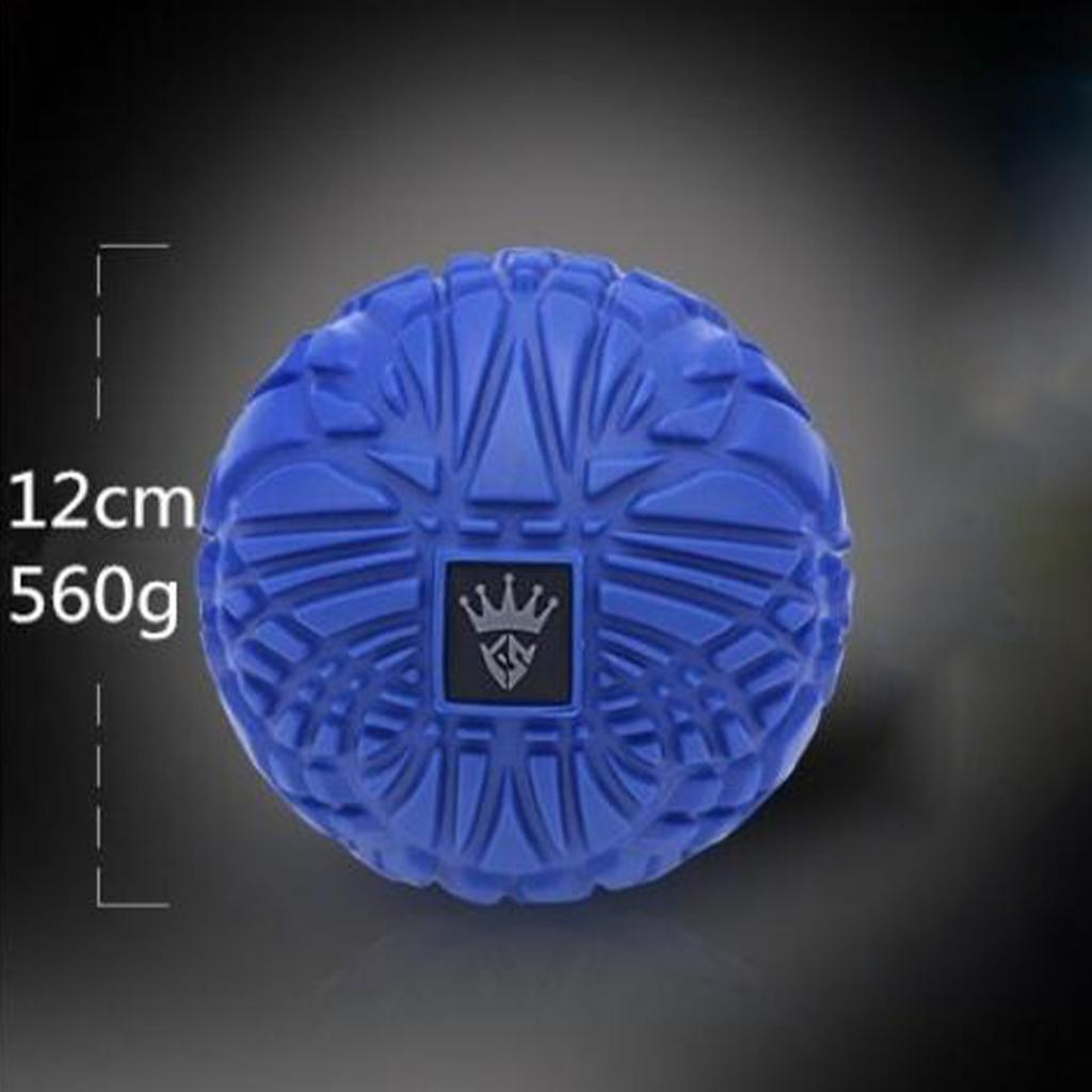 Muscle Max Massage Ball for Fascial Relaxation Relax Tight Muscle 12cm blue