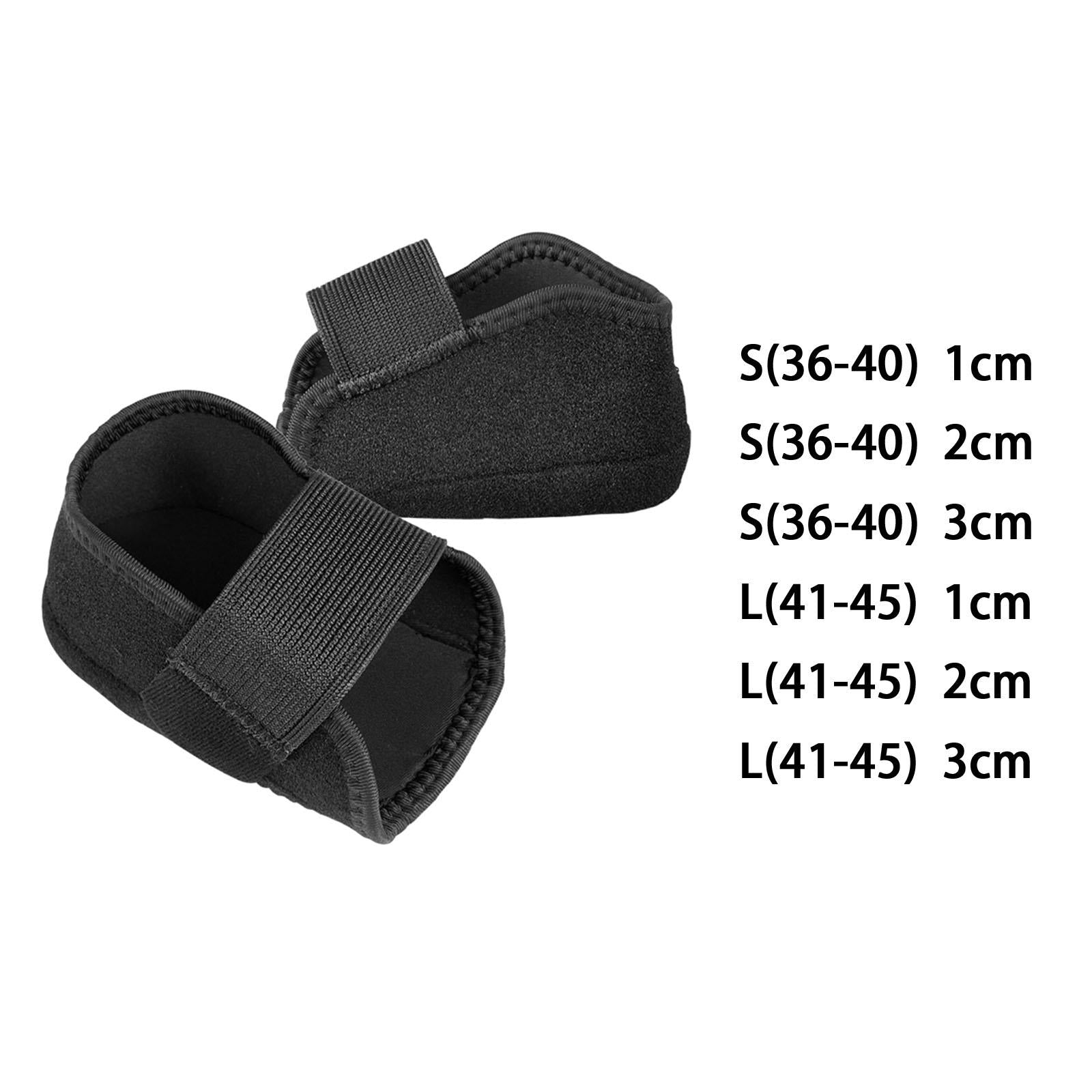 Heel Protectors Set Lift Support for Heel Pain 6x11x6.5cm S Increase 1cm