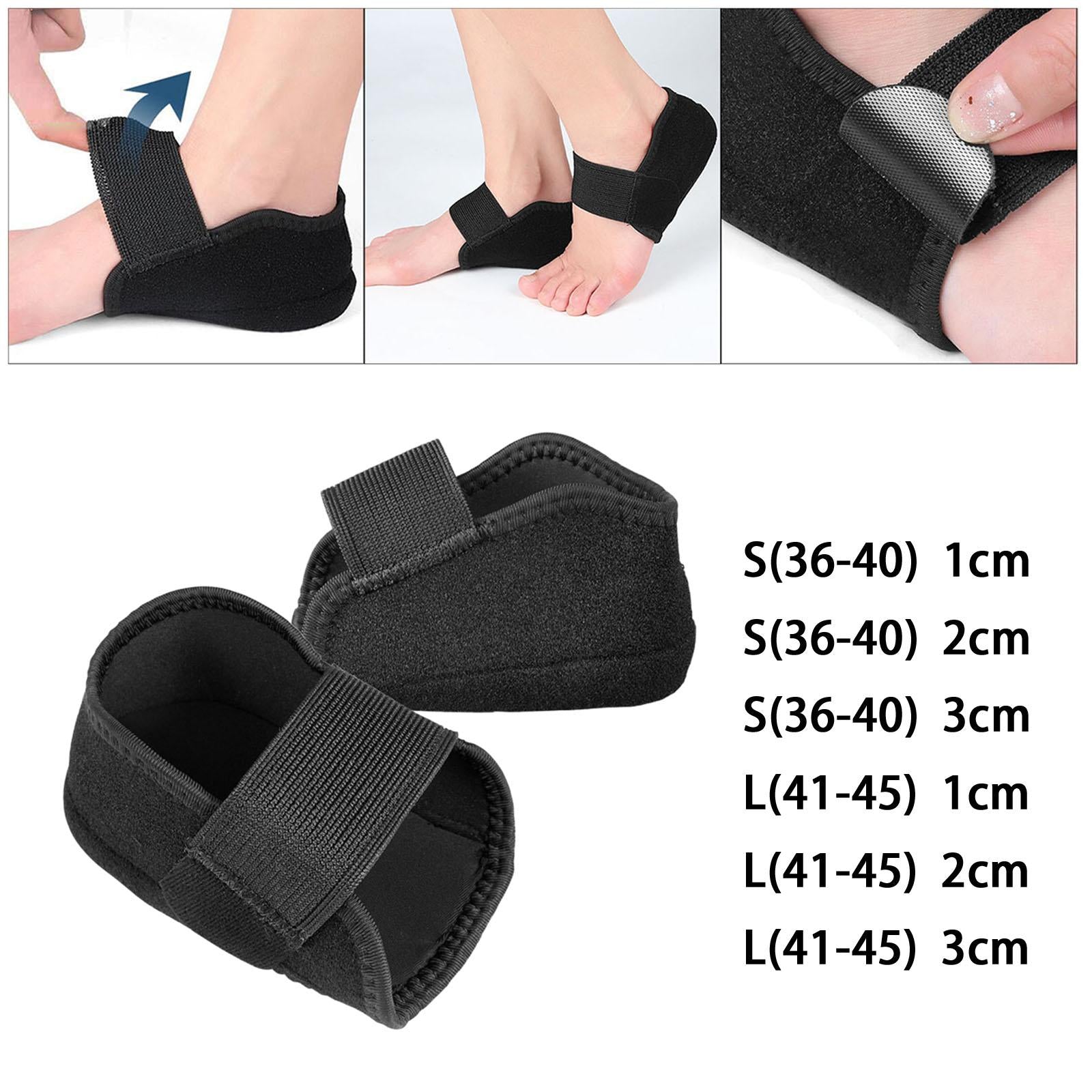 Heel Protectors Set Lift Support for Heel Pain 6x11x6.5cm S Increase 1cm