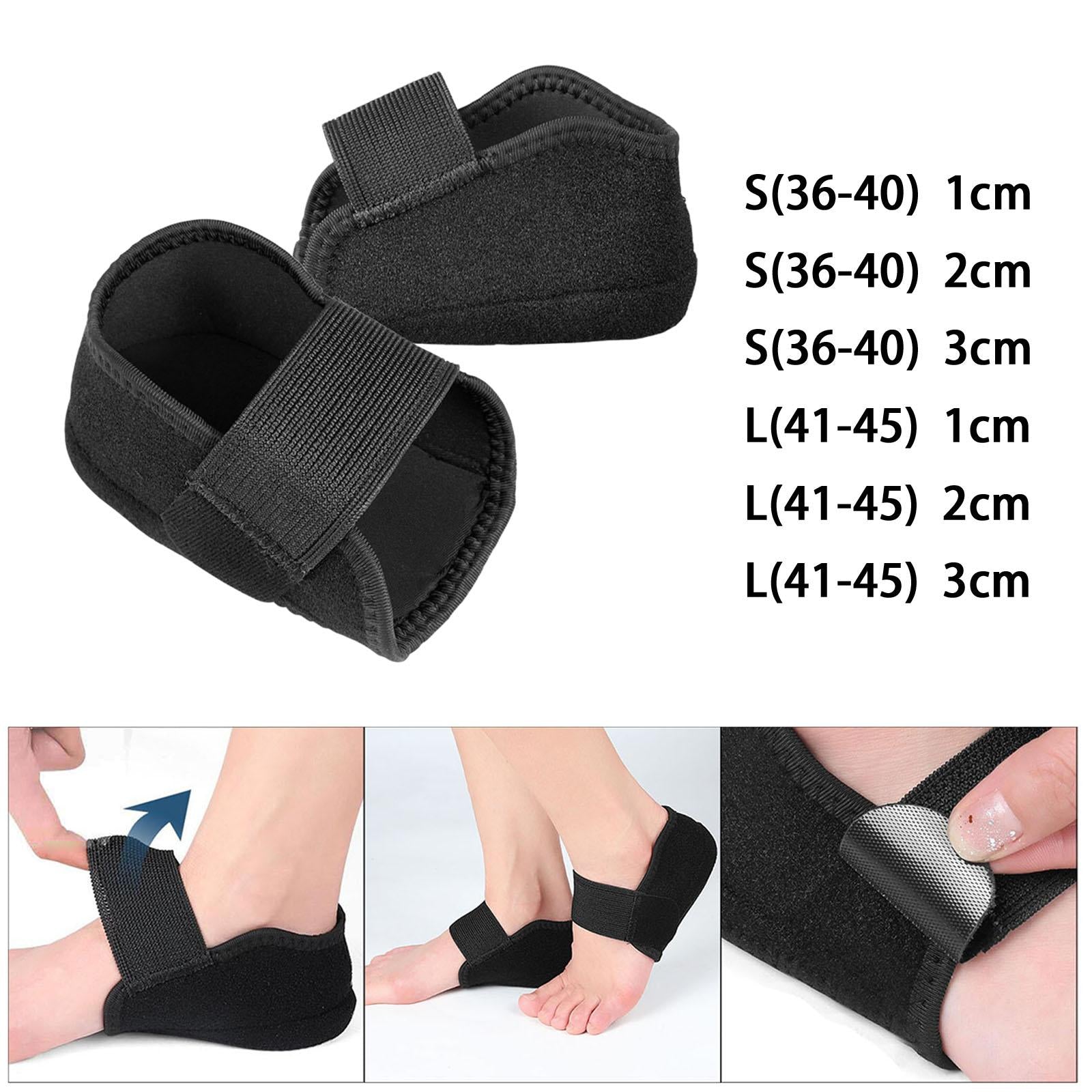 Heel Protectors Set Lift Support for Heel Pain 6x11x6.5cm S Increase 1cm
