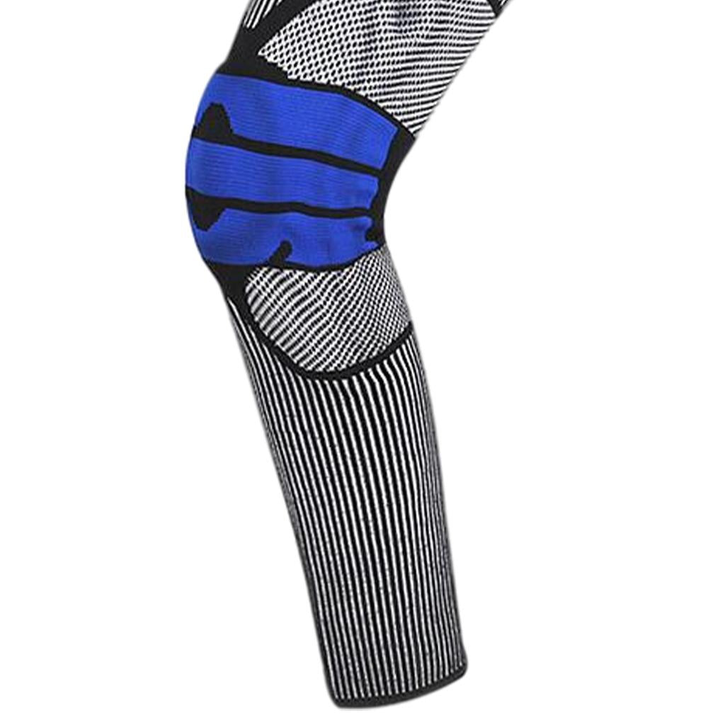 Knee Braces Support Protector Leg Sleeves for Men Women  Black M