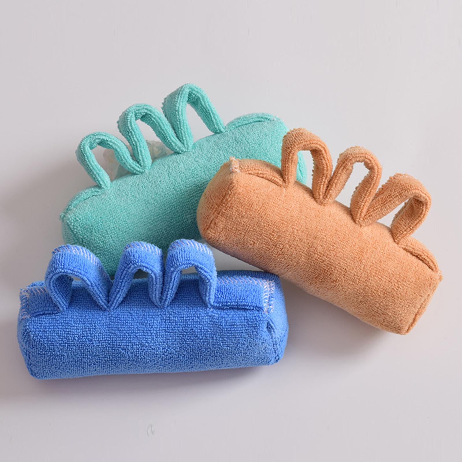 Fingers Separation Pad Breathable Hand Aids for Elder Patients Light Blue