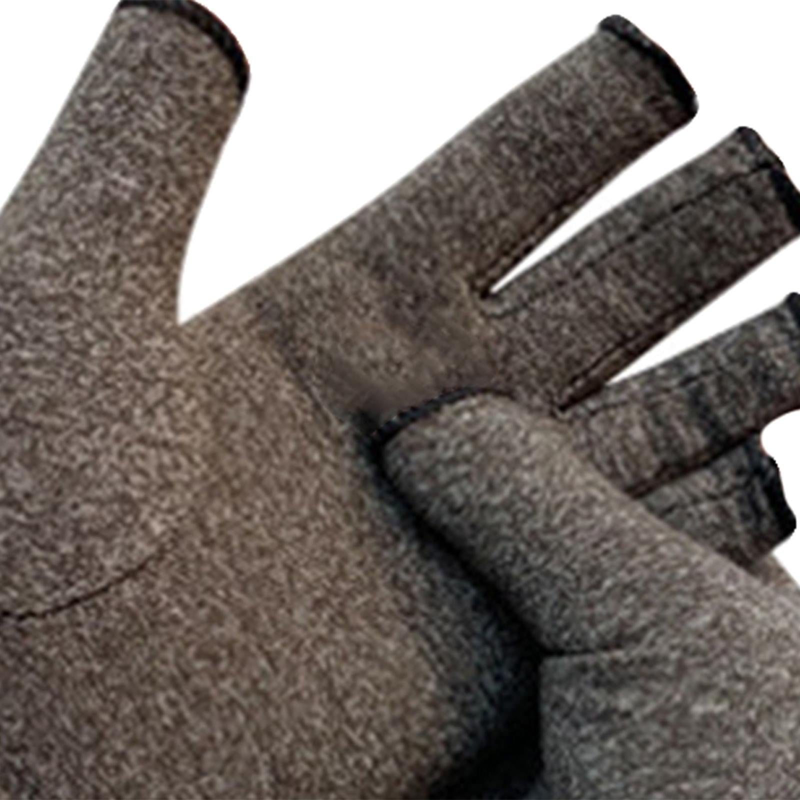 Fingerless Arthritis Compression Gloves for Relieve Carpal Tunnel Aches S