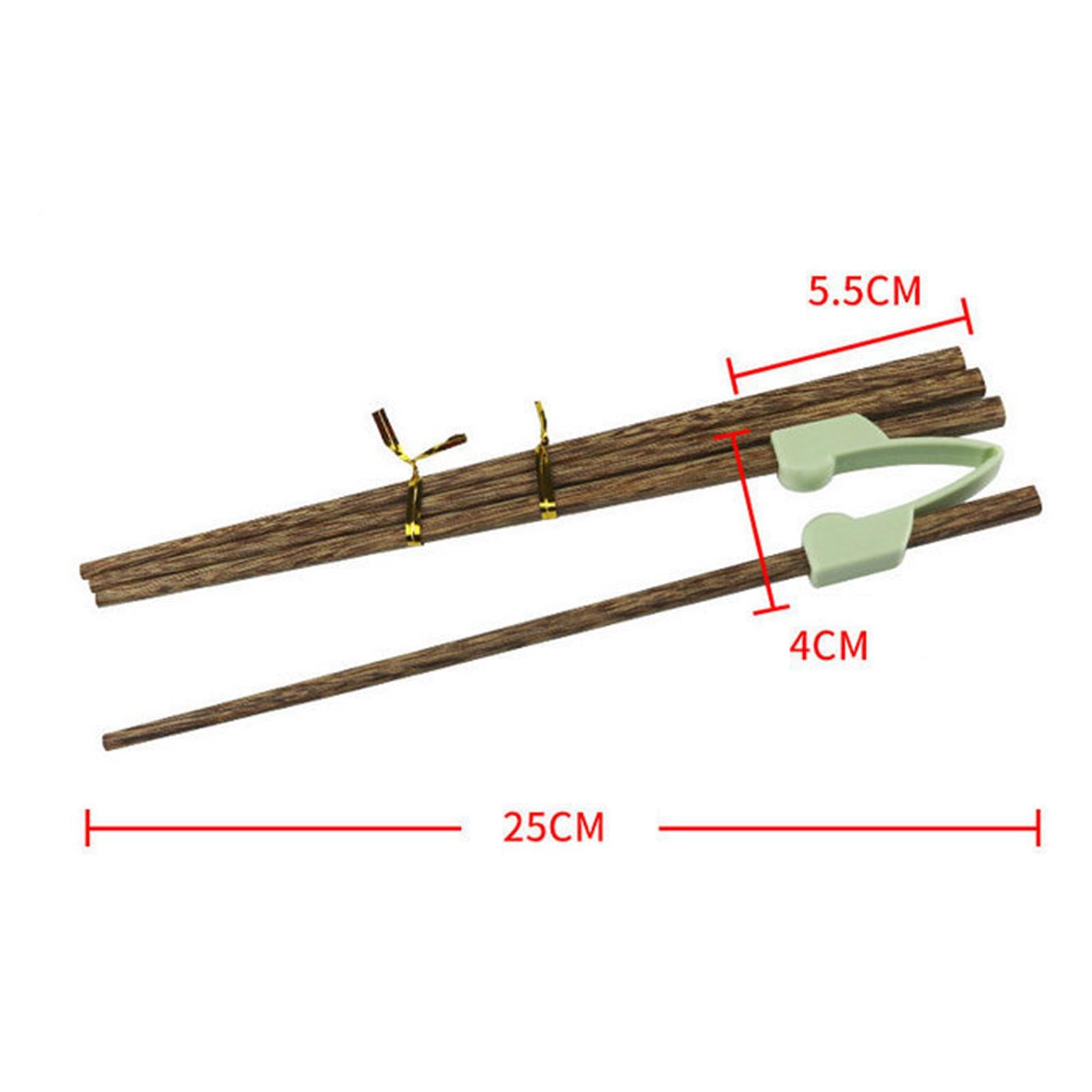 Chopsticks Aided Tableware Recovery Wood Replaceable Food Aid for Elderly