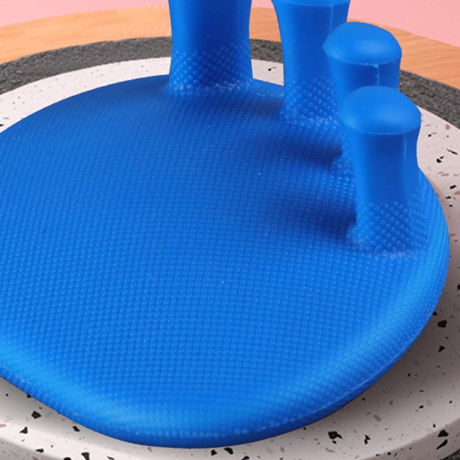 2x Toe Separators Universal Size for Correct Bunions Overlapping Toes  blue