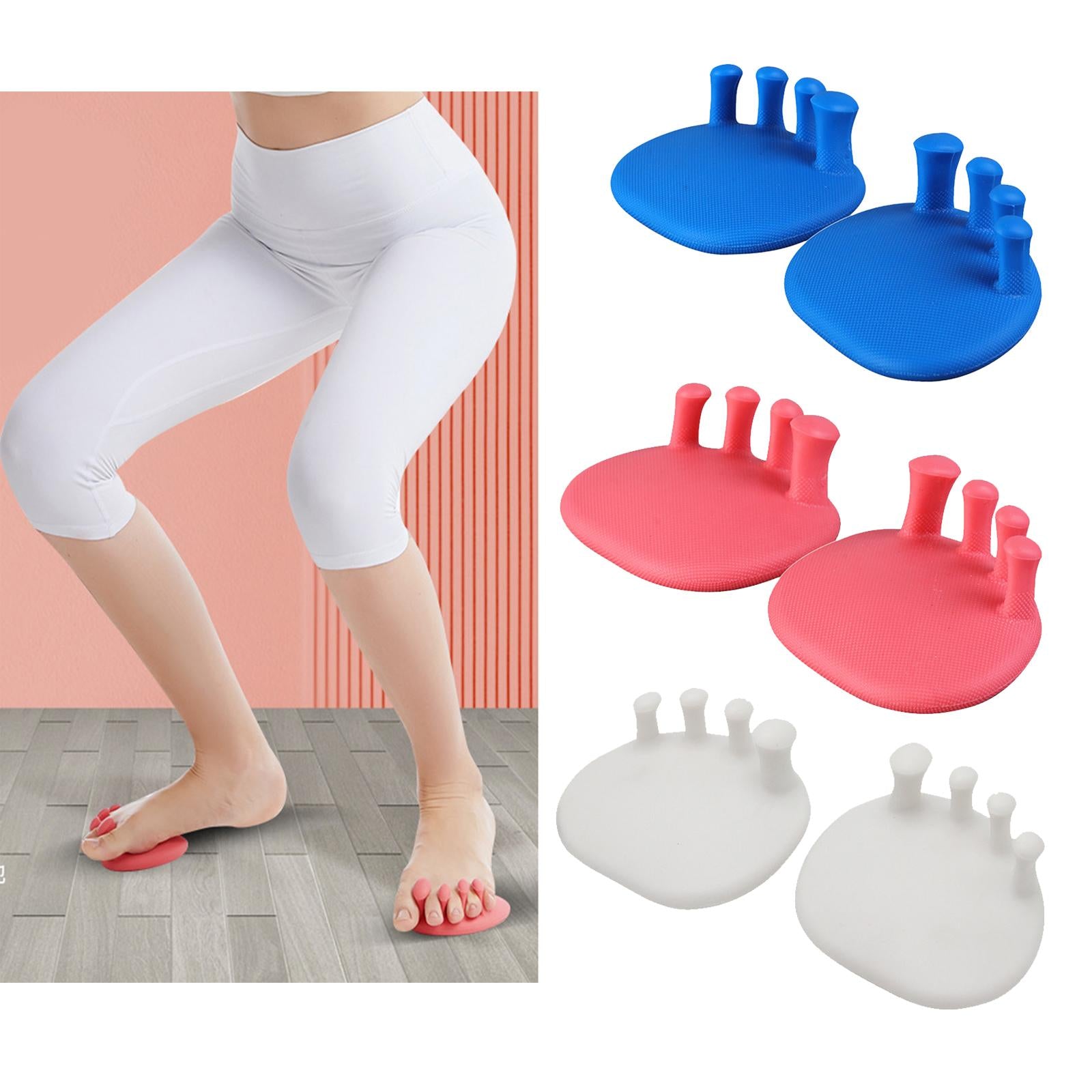 2x Toe Separators Universal Size for Correct Bunions Overlapping Toes  blue