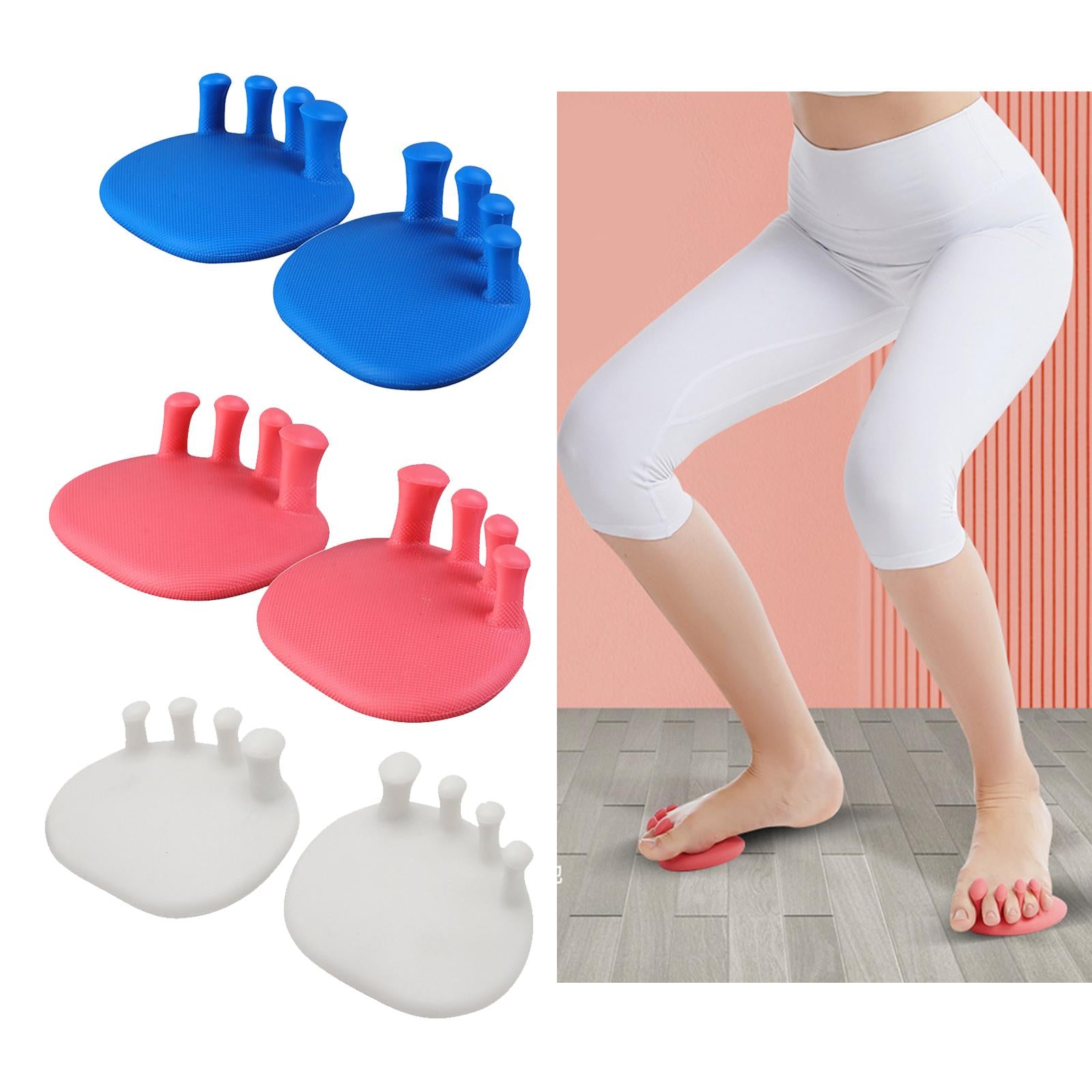 2x Toe Separators Universal Size for Correct Bunions Overlapping Toes  blue