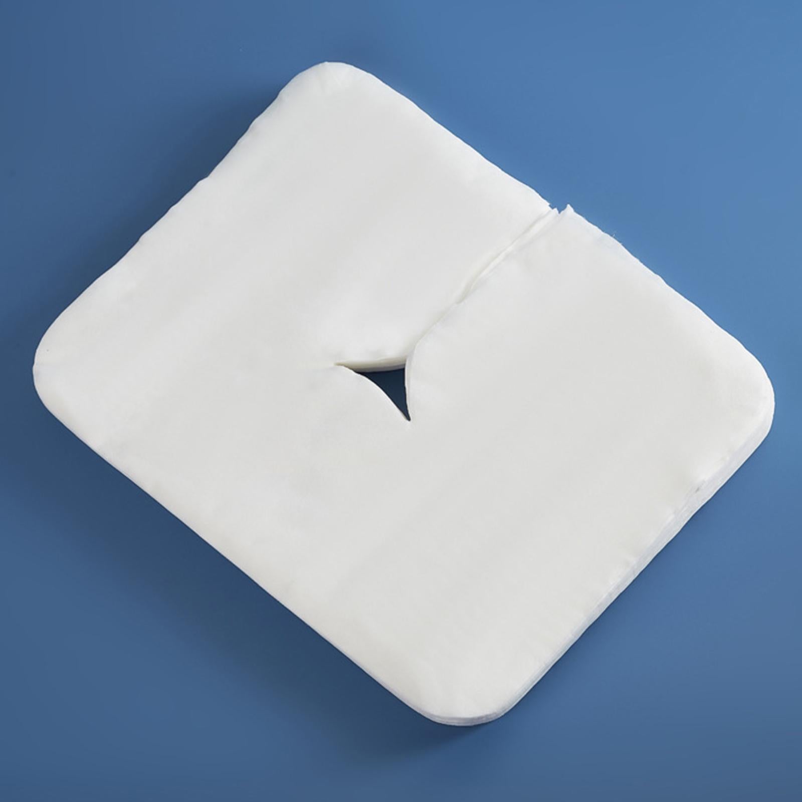 100x Disposable Face Cradle Covers Massage Face Covers for Salon 40g Cotton