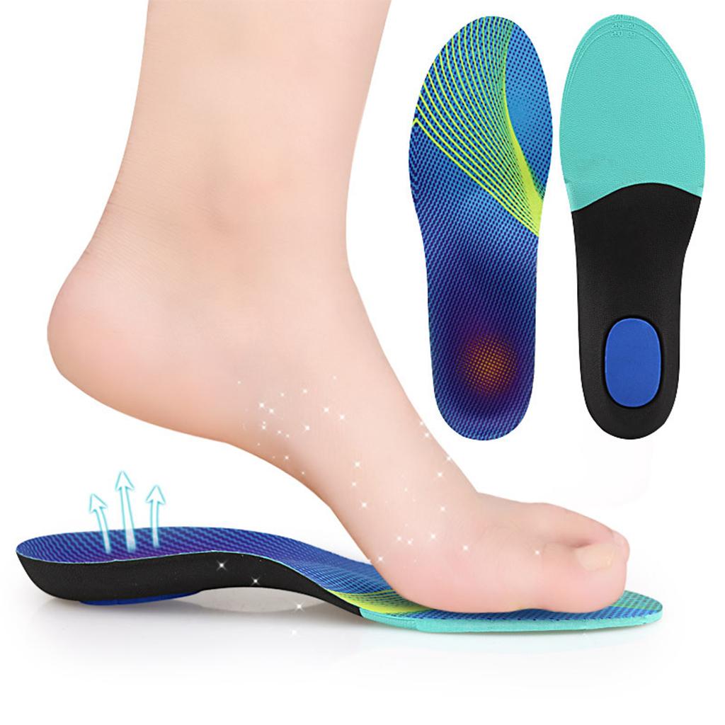 Orthotic Insoles Arch Support Cushioned for Flat Feet Foot Soreness Unisex S
