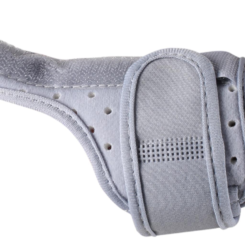 Thumb Stabilizer Universial Holder for Knuckle Sprains Left Right Hand Gray