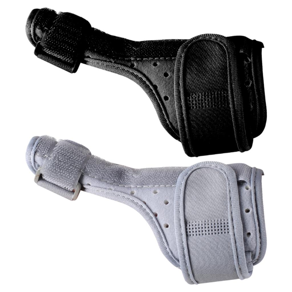 Thumb Stabilizer Universial Holder for Knuckle Sprains Left Right Hand Gray