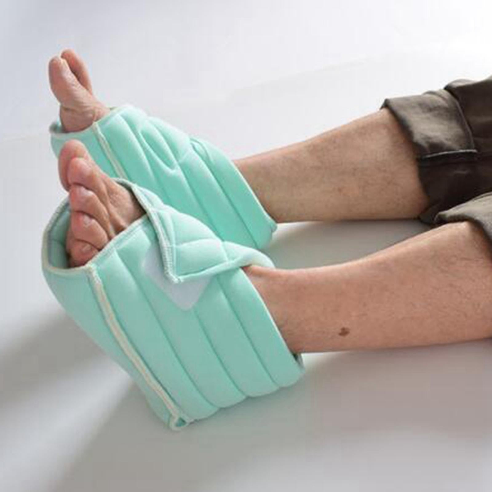 Foot Pillow 1 Pair Guards for Relieve Pressure from Sores and Ulcers Ankles Green