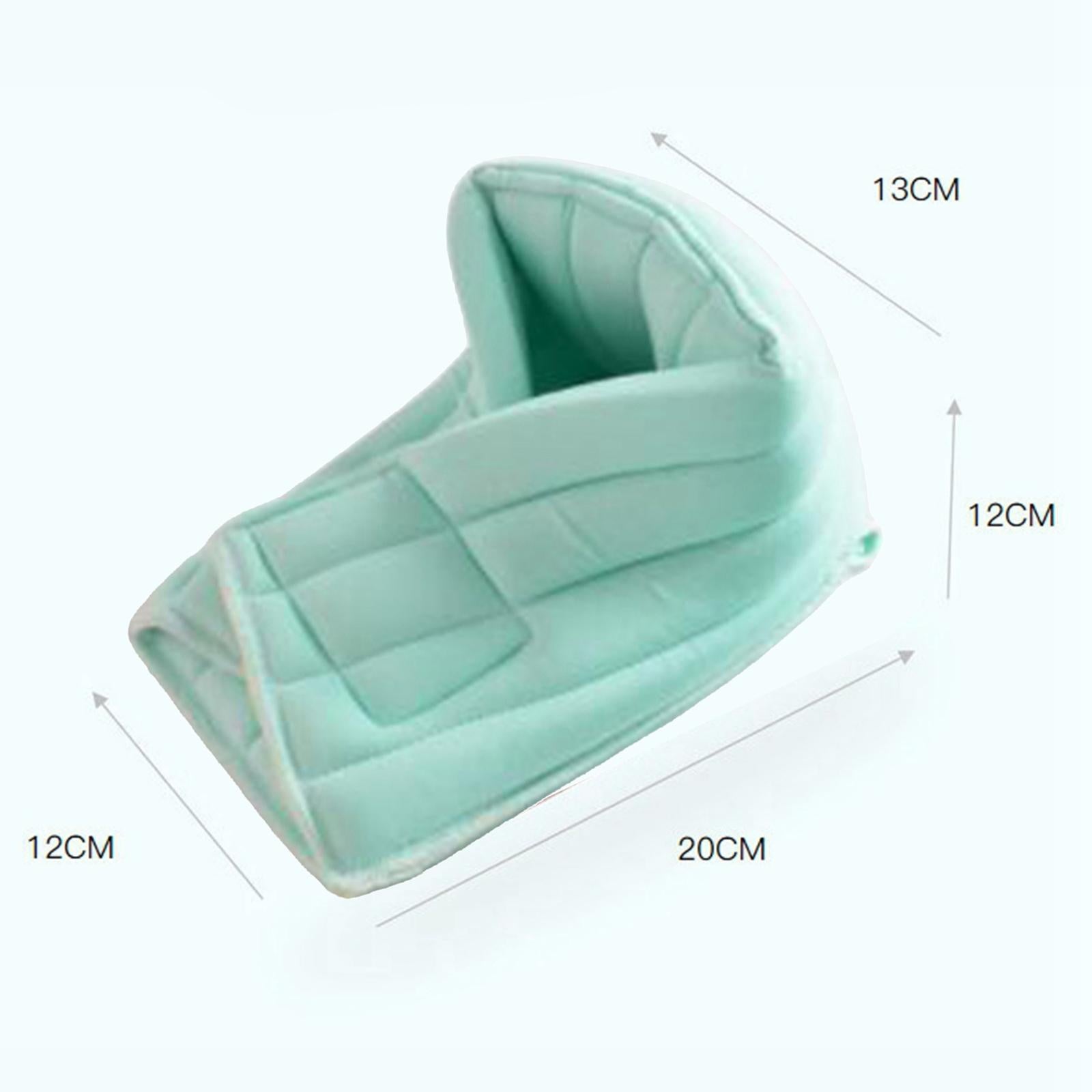 Foot Pillow 1 Pair Guards for Relieve Pressure from Sores and Ulcers Ankles Green