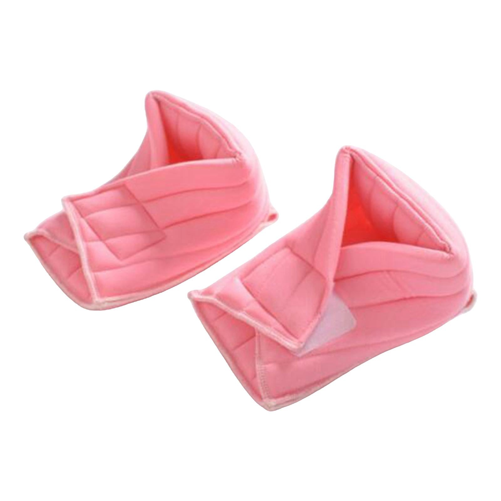 Foot Pillow 1 Pair Guards for Relieve Pressure from Sores and Ulcers Ankles Pink