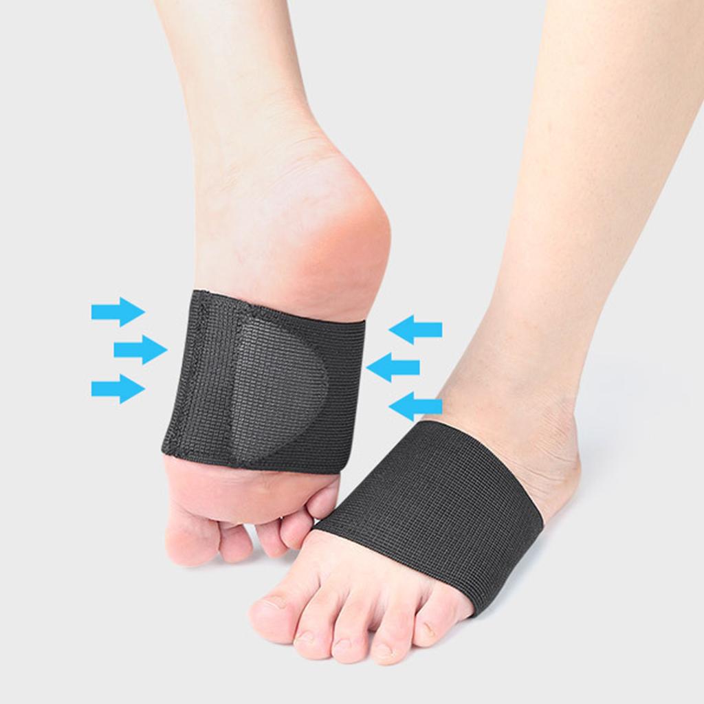 1 Pair Arch Support Insoles Comfortable Flat Foot for Heel Fatigue Shoes L 41-45