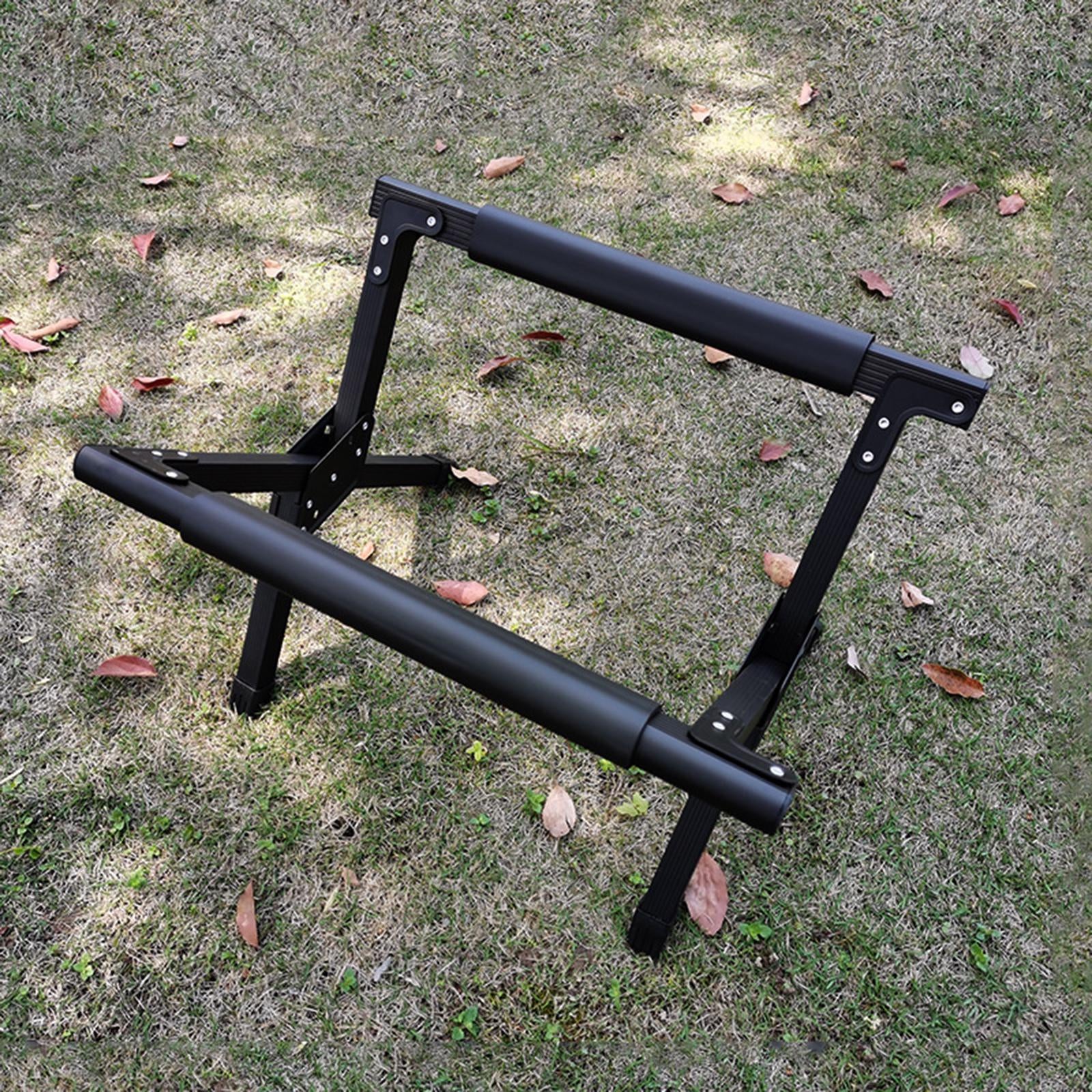 Folding Cooler Box Stand Adjustable Ice Box Cookers Holder Frame