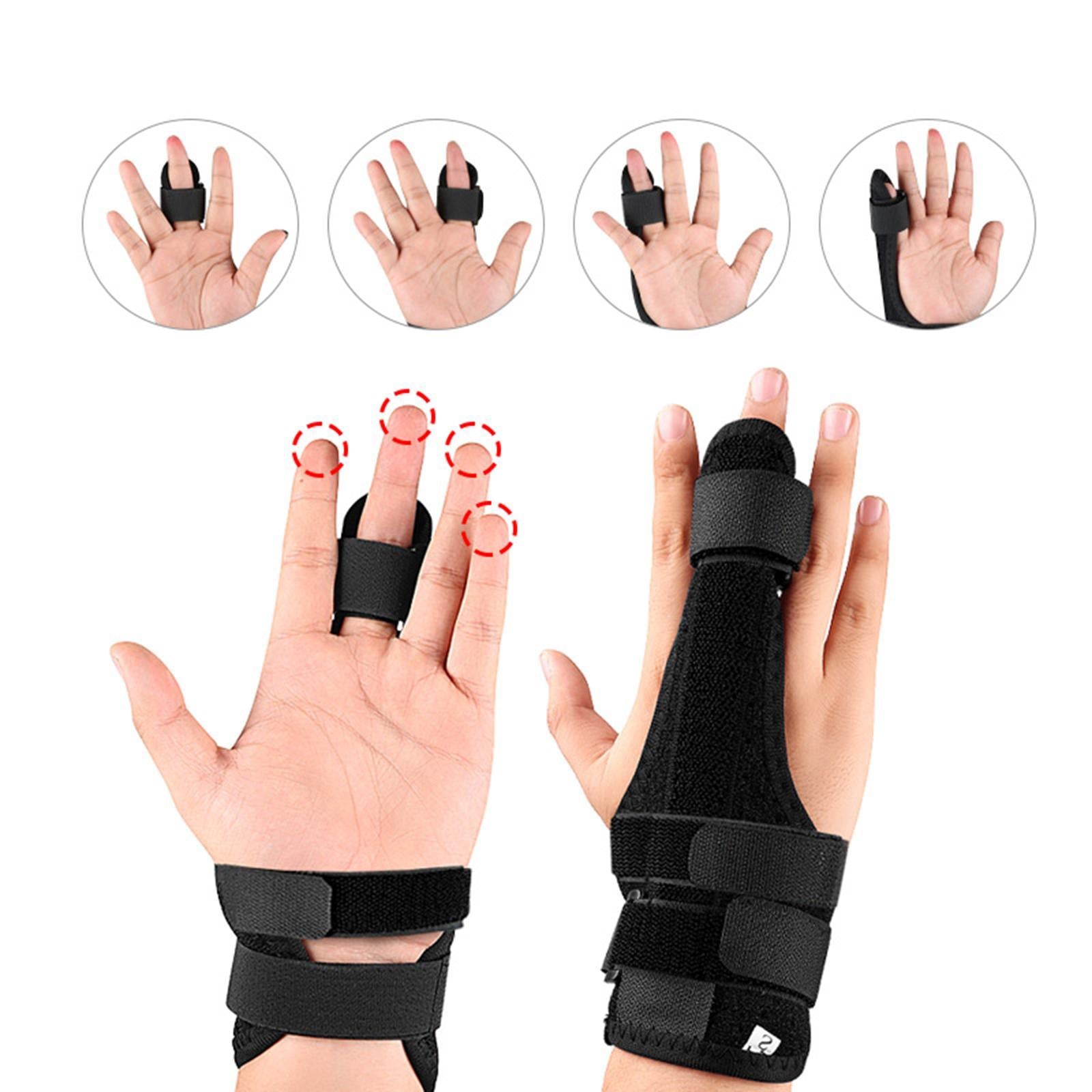 Full Finger Splint Ok Fabric Adjustable for Arthritis Pain Relief Tendonitis S 15.4x20.8cm