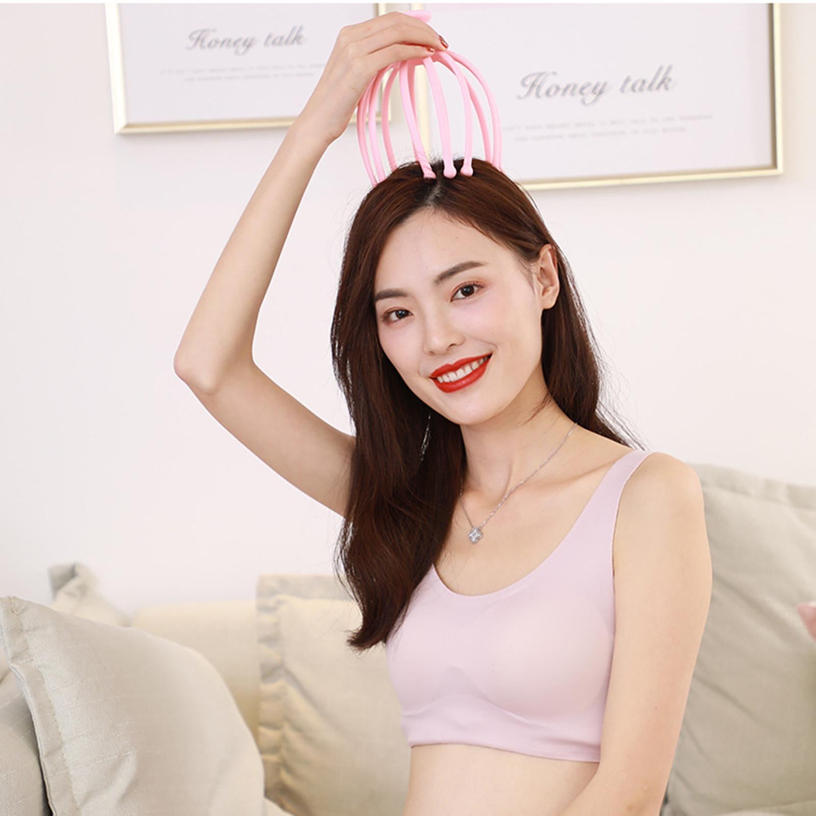 Lightweight Claw Scalp Massager Gifts Hand Held for Home Office Travel Blue