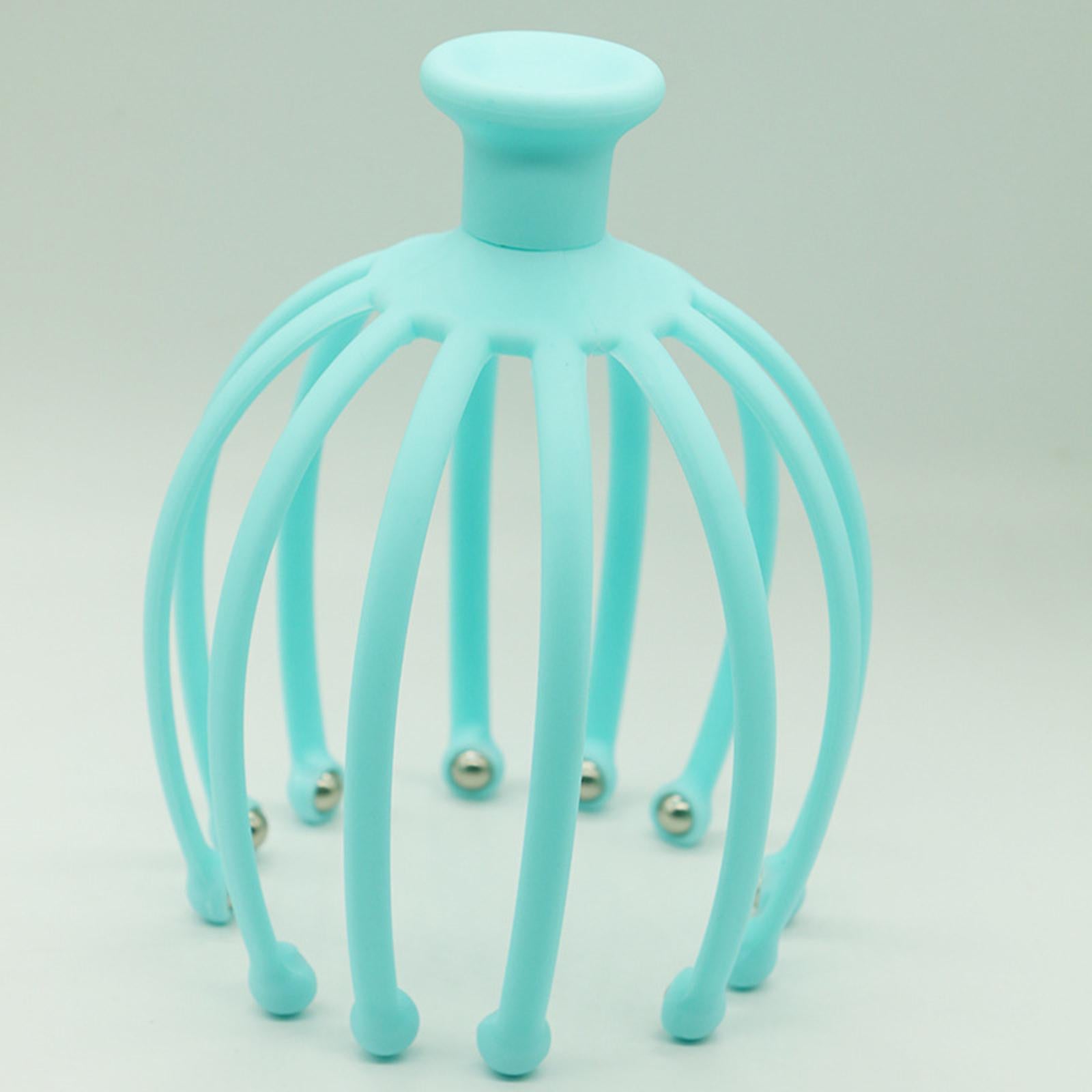 Lightweight Claw Scalp Massager Gifts Hand Held for Home Office Travel Blue