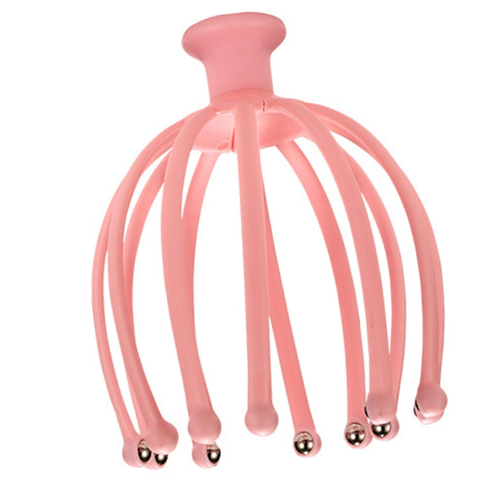 Lightweight Claw Scalp Massager Gifts Hand Held for Home Office Travel Pink