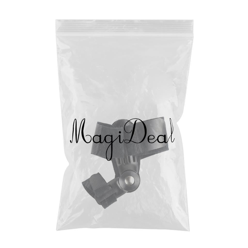 Big Toe Splint Straightener Thick Adjustable for Hallux Valgus Black