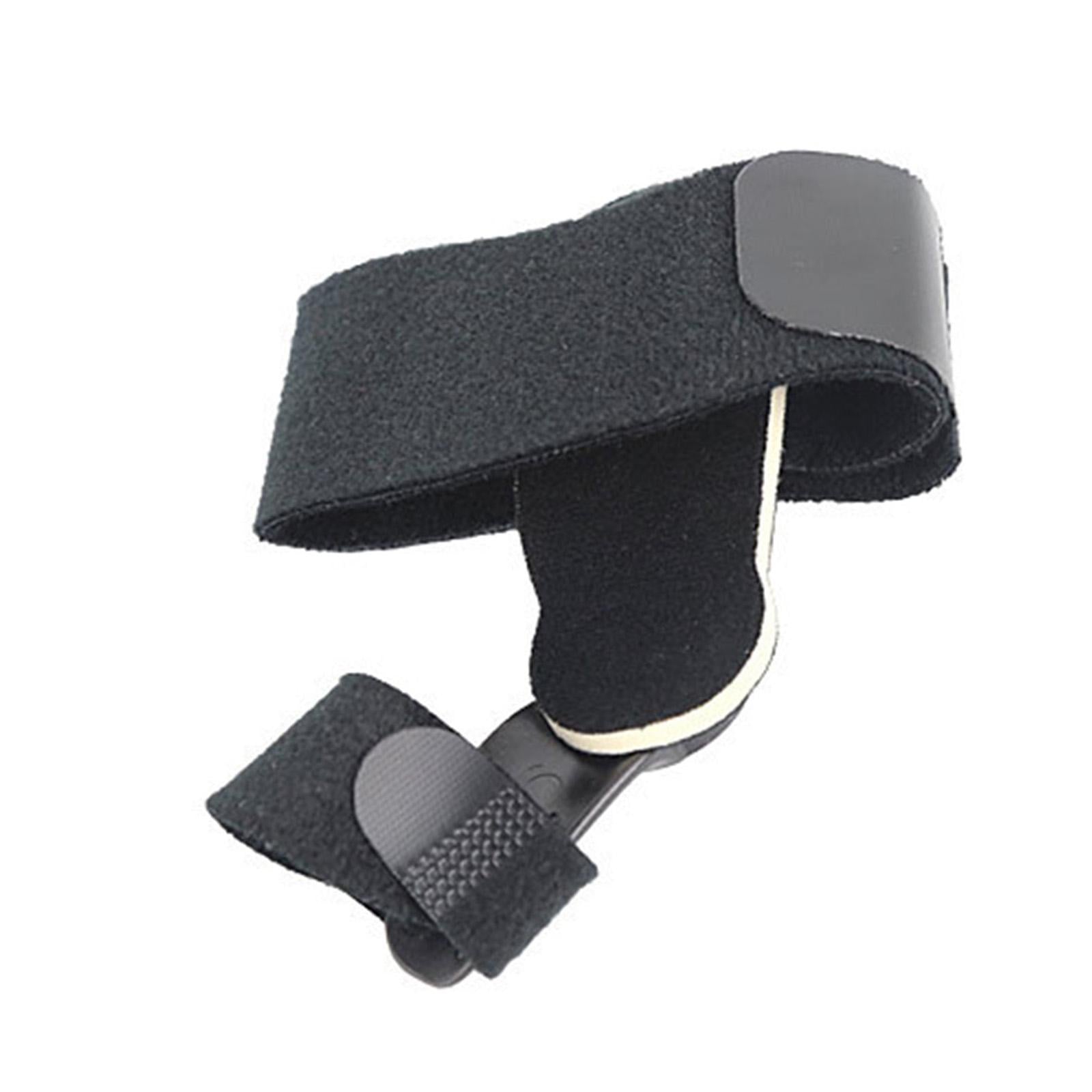 Big Toe Splint Straightener Thick Adjustable for Hallux Valgus Black