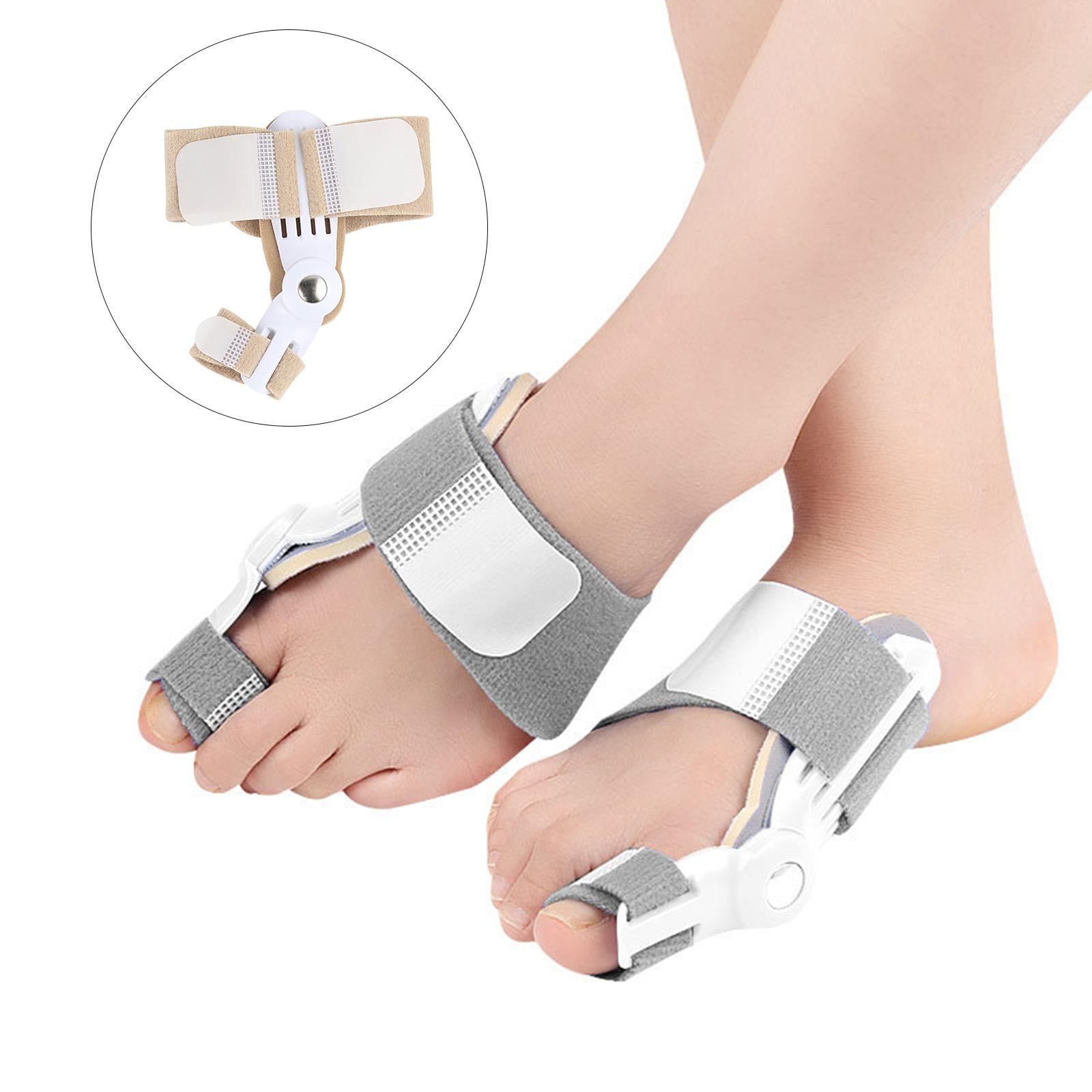 Big Toe Splint Straightener Thick Adjustable for Hallux Valgus Fleshcolor