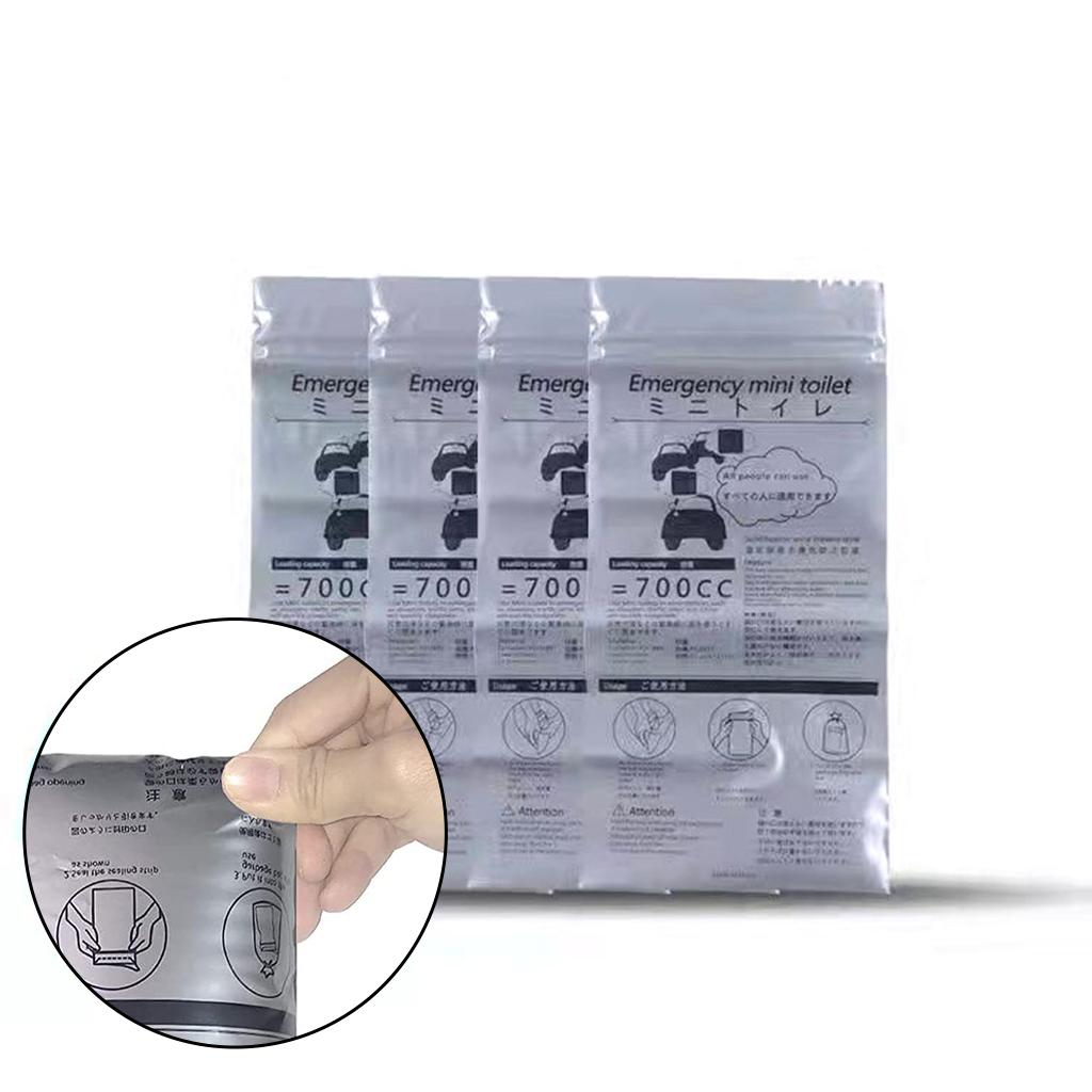 4Pcs Disposable Urine Bags, Camping Pee Bags Toilet ,for Children Outdoor