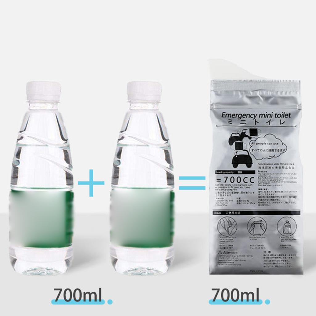 4Pcs Disposable Urine Bags, Camping Pee Bags Toilet ,for Children Outdoor