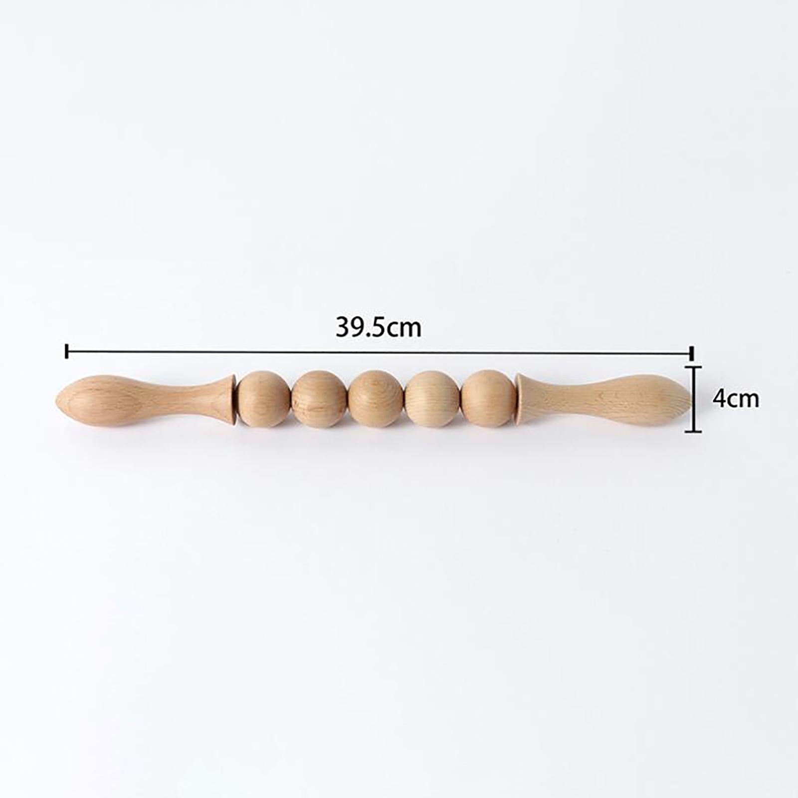Wood Therapy Massage Tool Manual Body Sculpting Beech for Neck Back Women